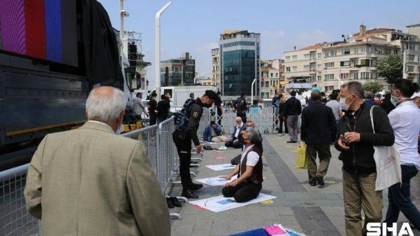 Taksim Camii açılışı öncesi son hazırlıklar