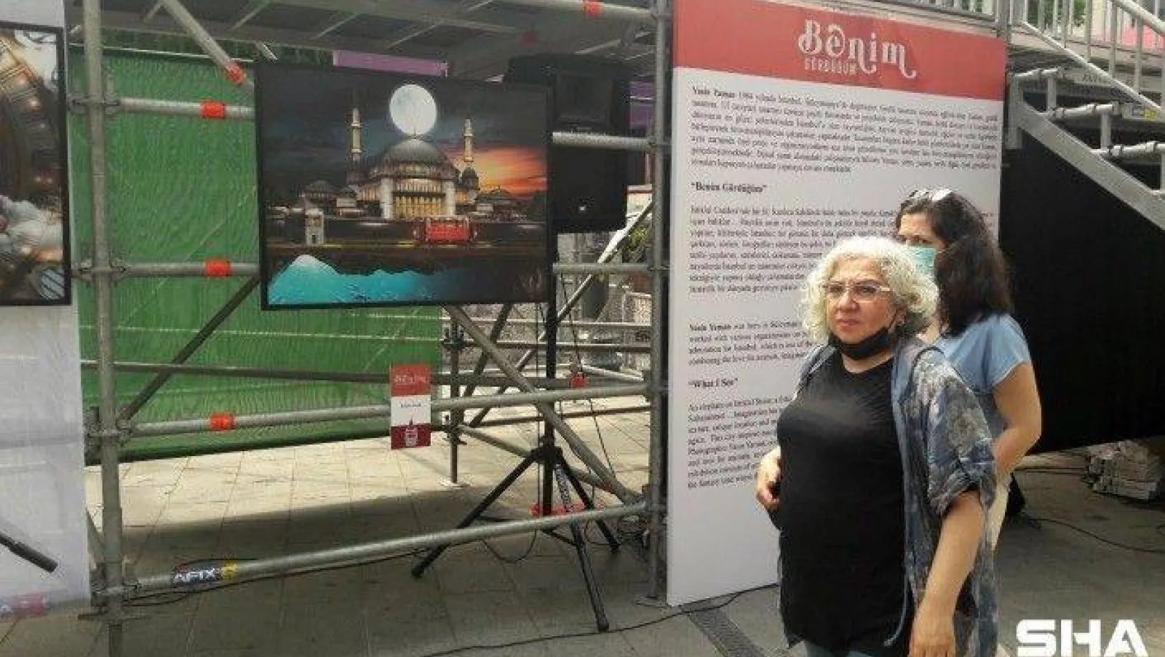 'Benim gördüğüm' grafik tasarımı sergisi Beyoğlu'nda açıldı