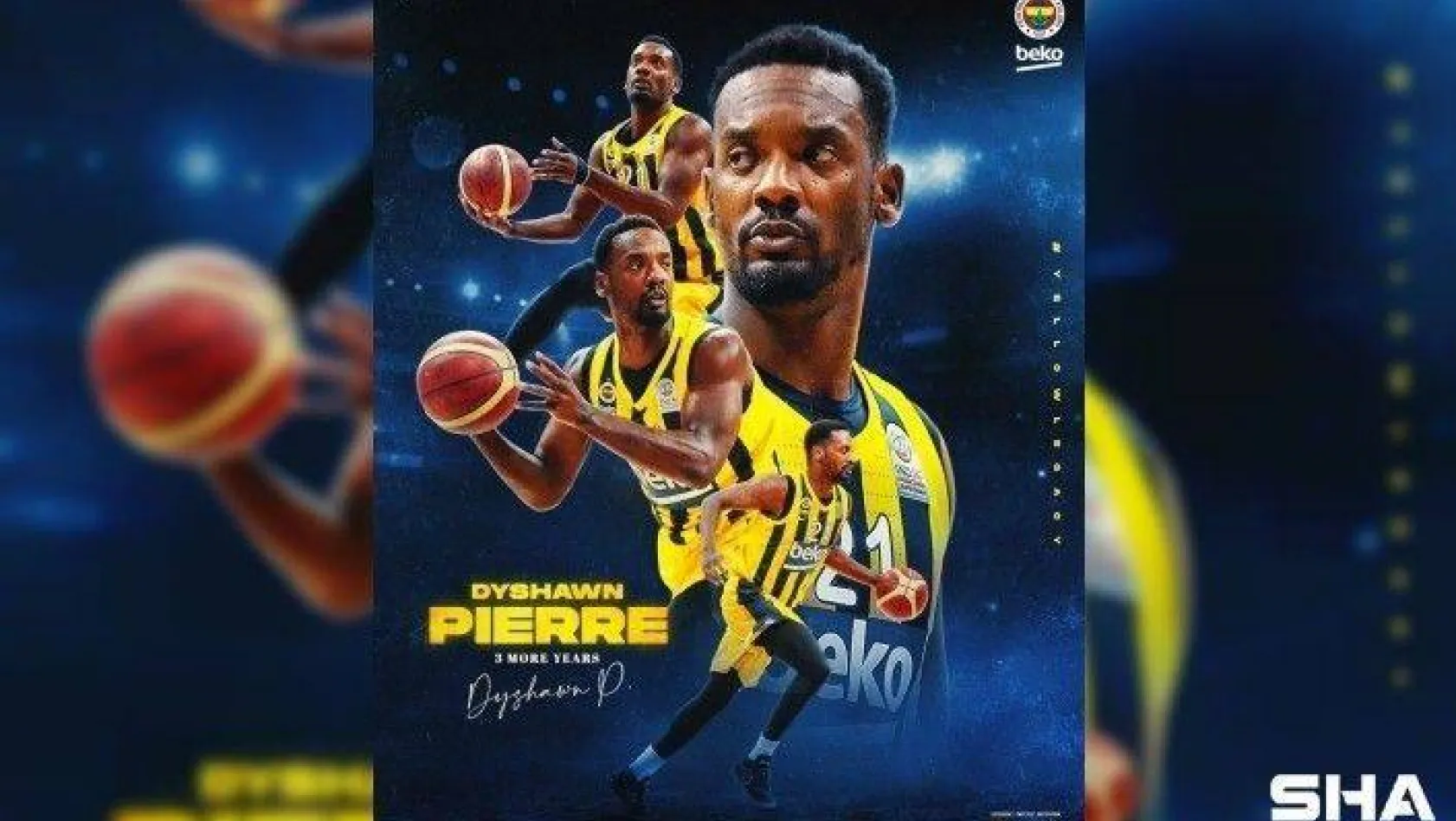 Dyshawn Pierre, 3 yıl daha Fenerbahçe'de