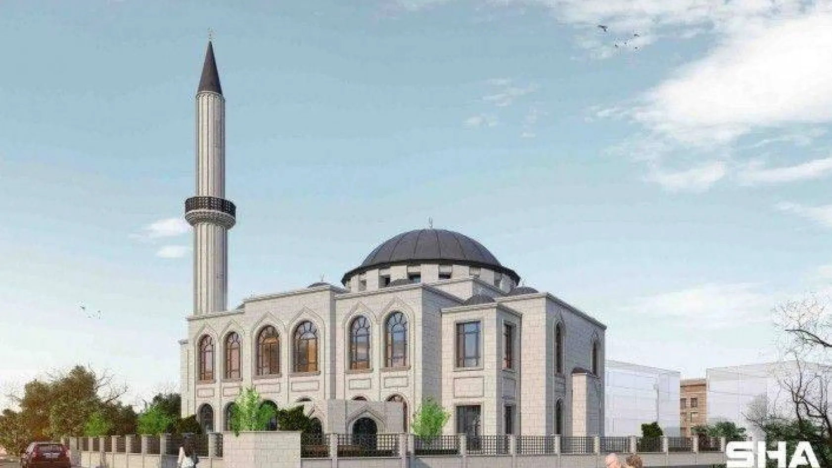 Küfeki taşından yapılacak olan Medine Camii'nin temeli atıldı