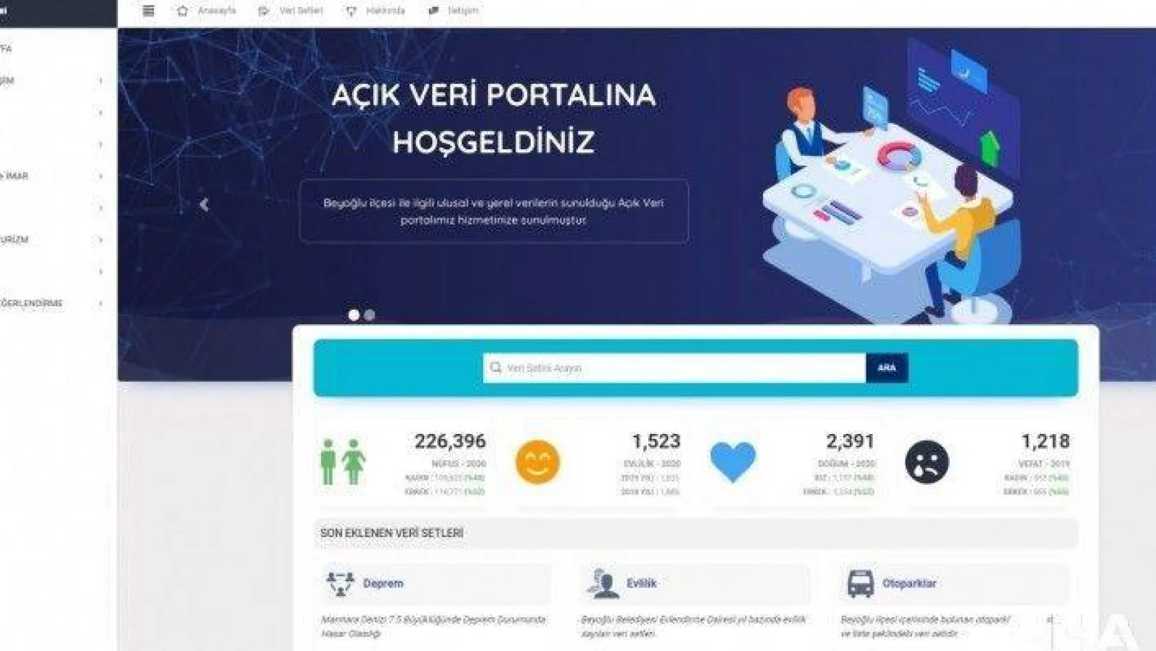 Beyoğlu Belediyesi açık veri portalı'nı hizmete sundu