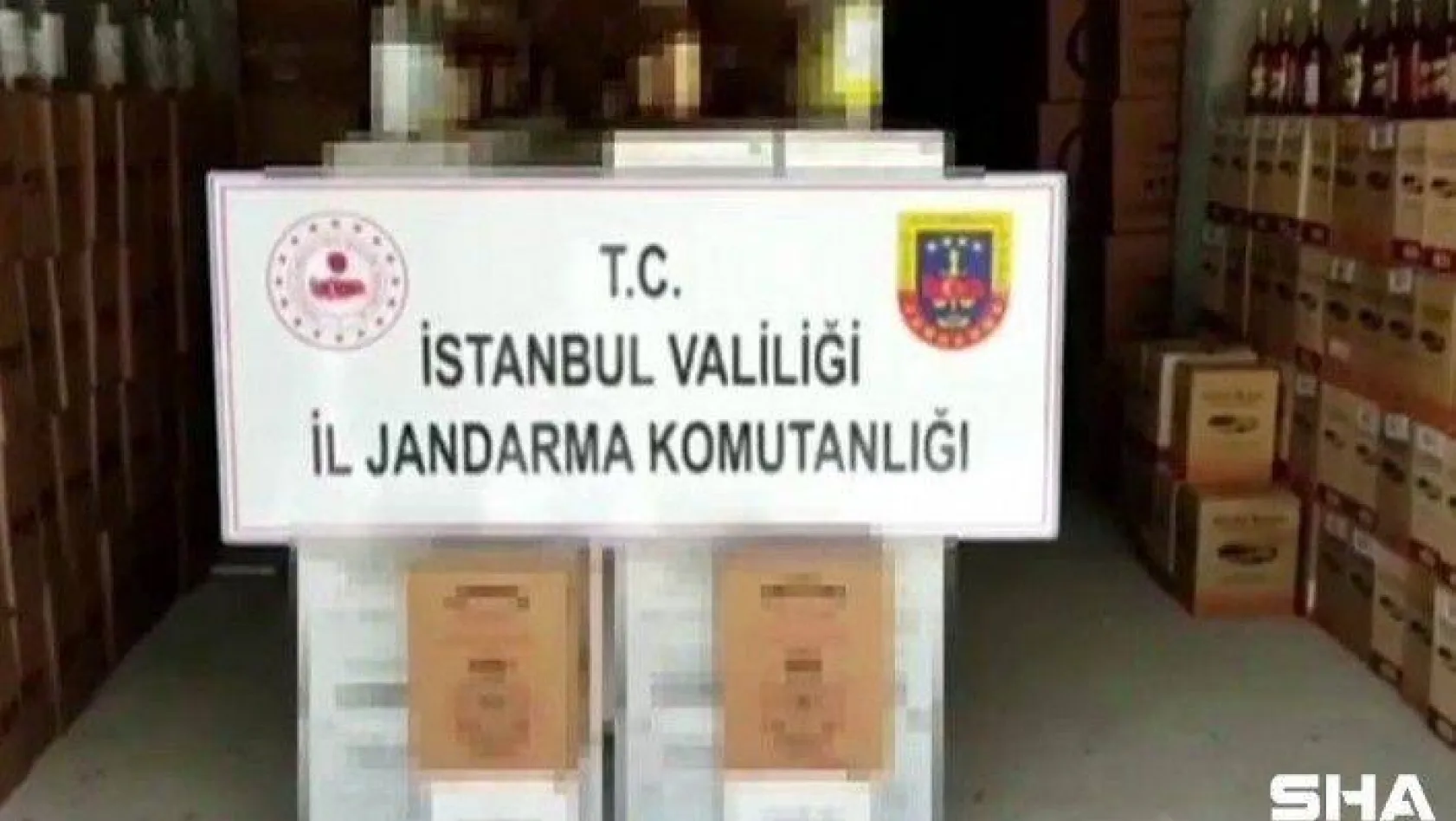 İstanbul'da sahte içki operasyonu: 8 bin litre ele geçirildi