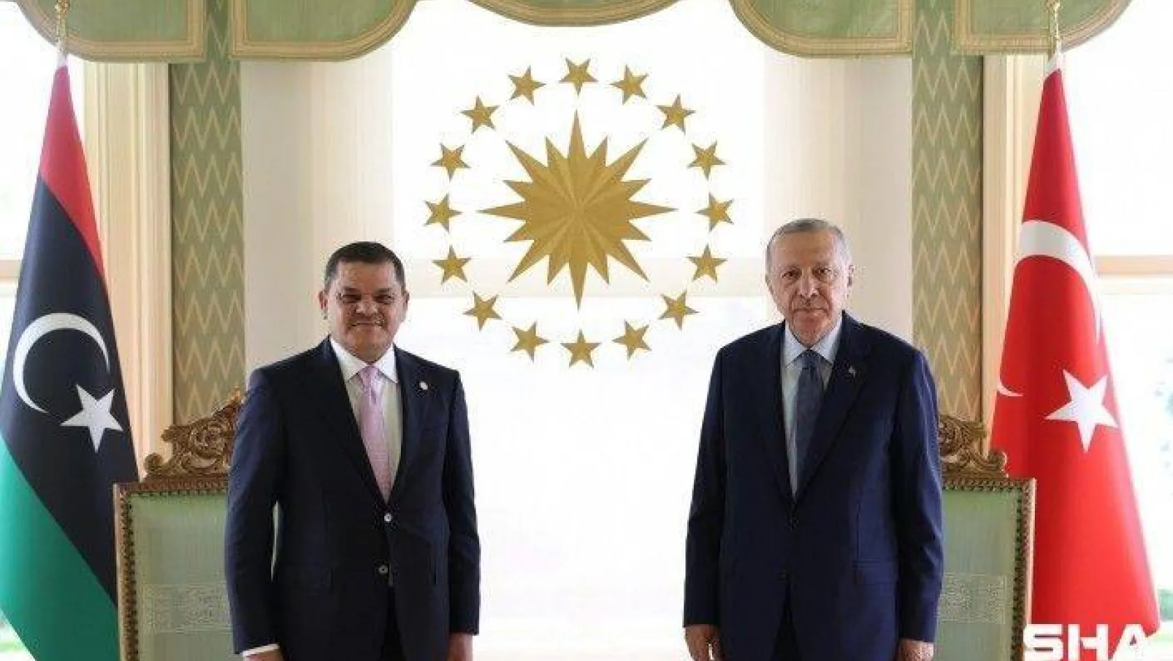 Cumhurbaşkanı Erdoğan Libya Başbakanı Abdülhamid Dibeybe'yi kabul etti