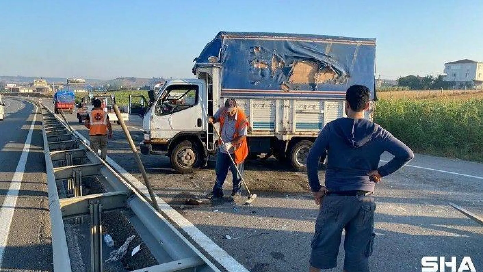 Değirmenköy'de trafiği kilitleyen kaza