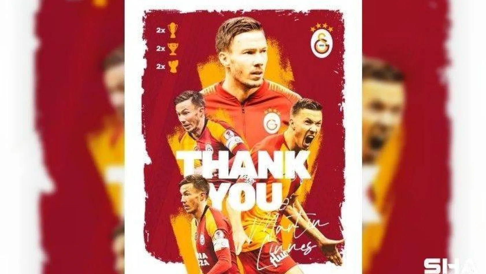 Galatasaray'dan Martin Linnes'e teşekkür