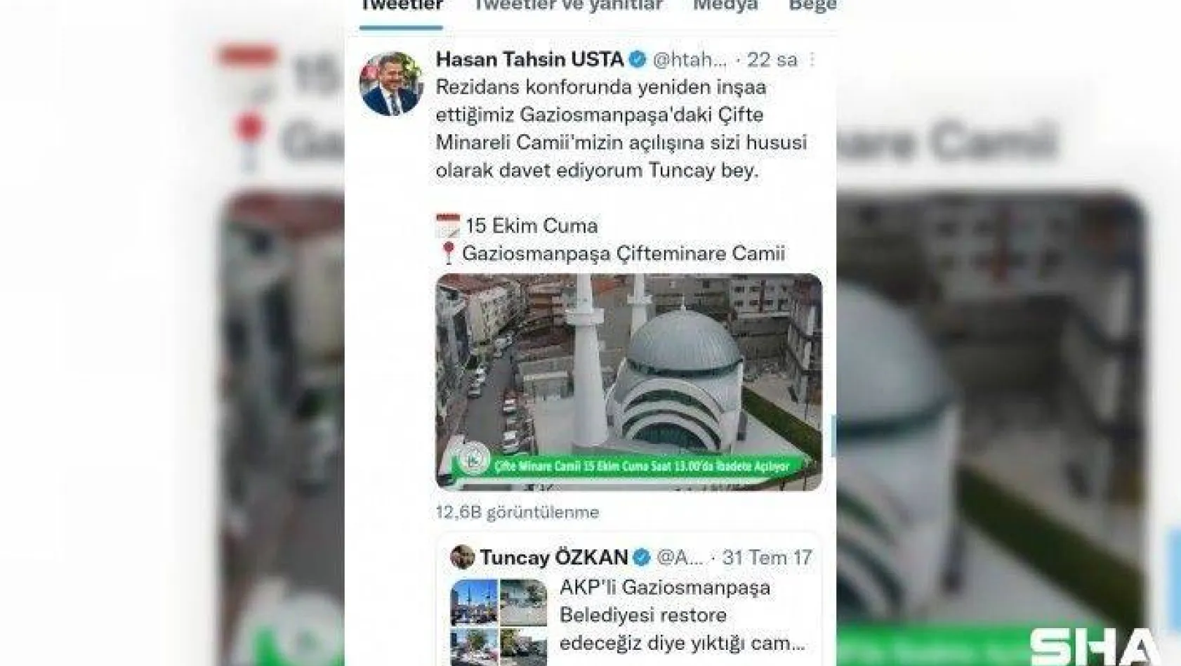 Başkan Usta'dan CHP'li Tuncay Özkan'ın 'cami yerine rezidans yaptı' iddiasına tokat gibi yanıt