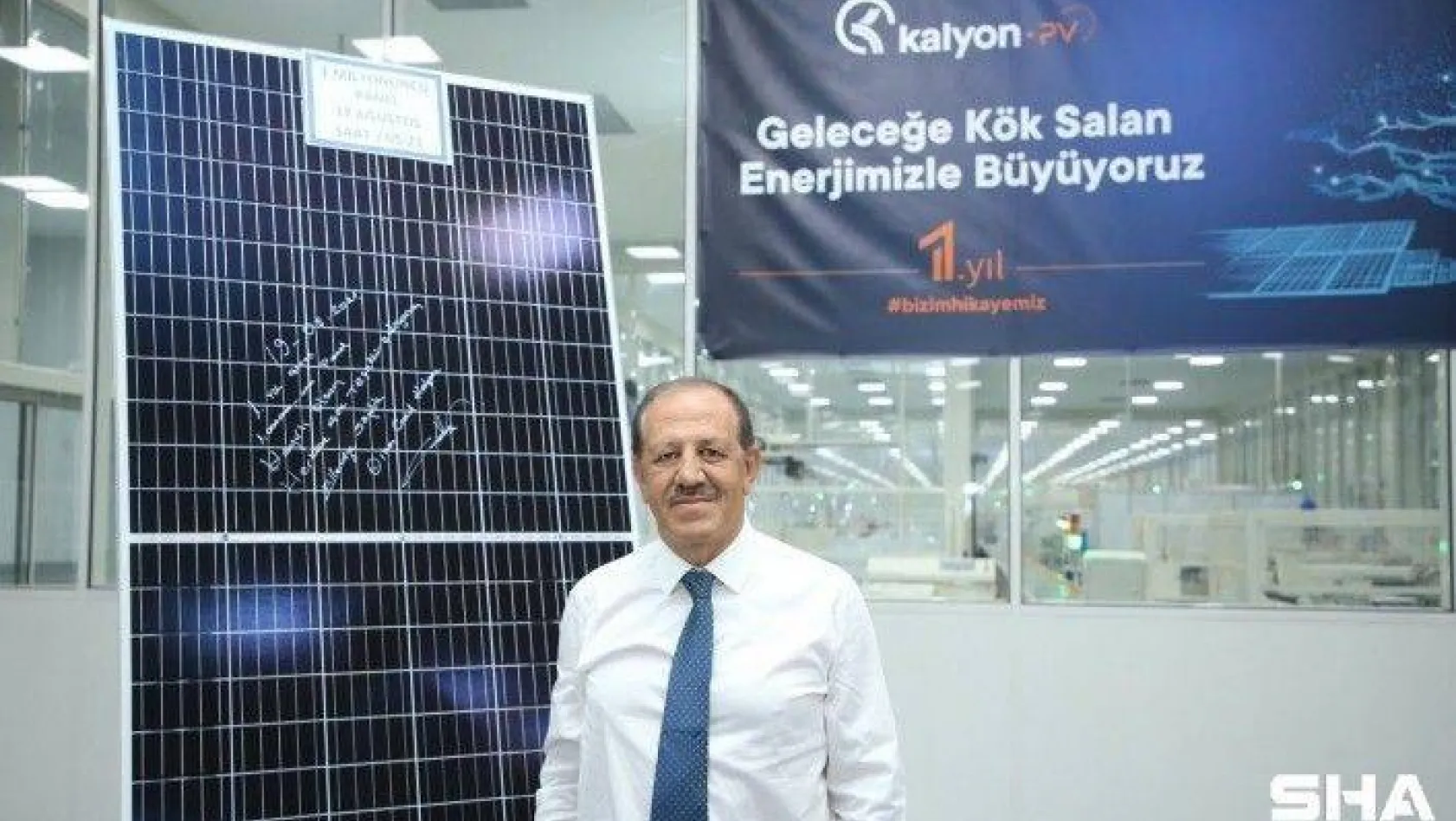 Bir yılda 1 milyon güneş paneli üretildi