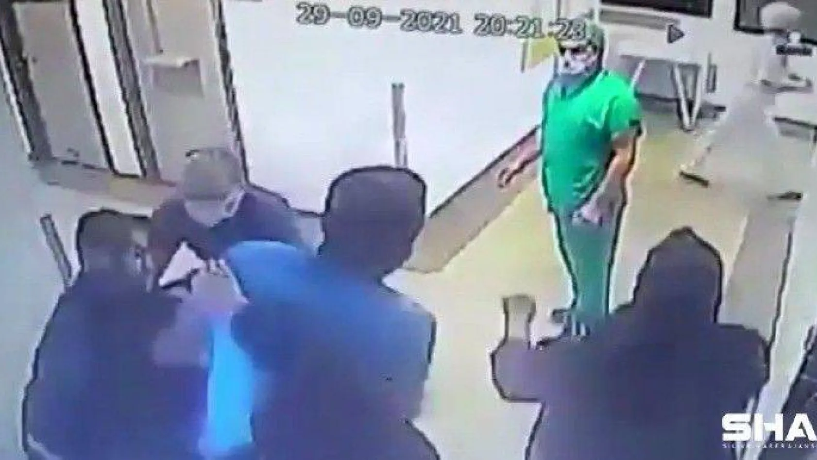 Özel hastanede erkek hemşireye silahlı saldırı
