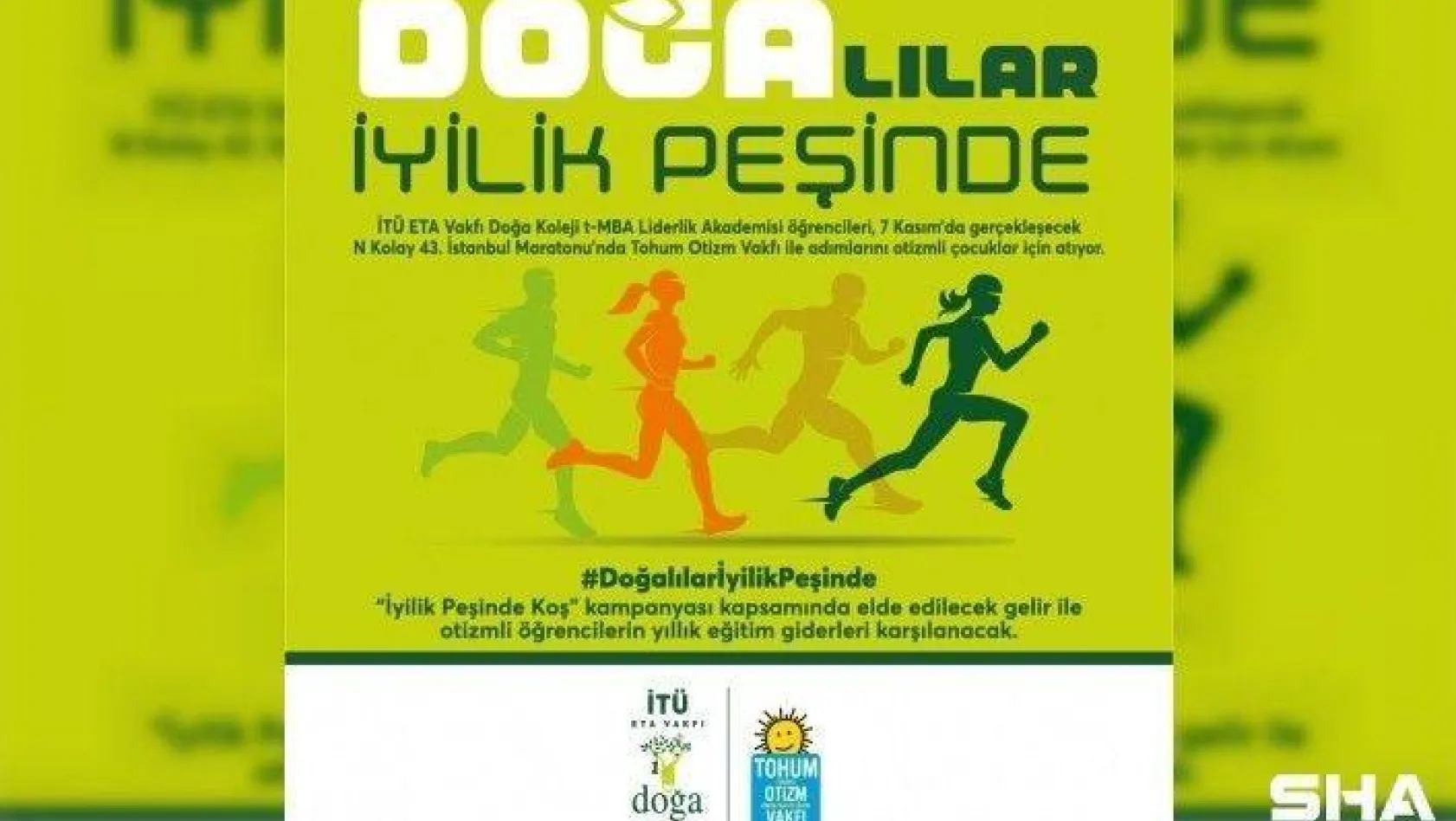 43. İstanbul Maratonu'nda 'Doğalılar iyilik peşinde'