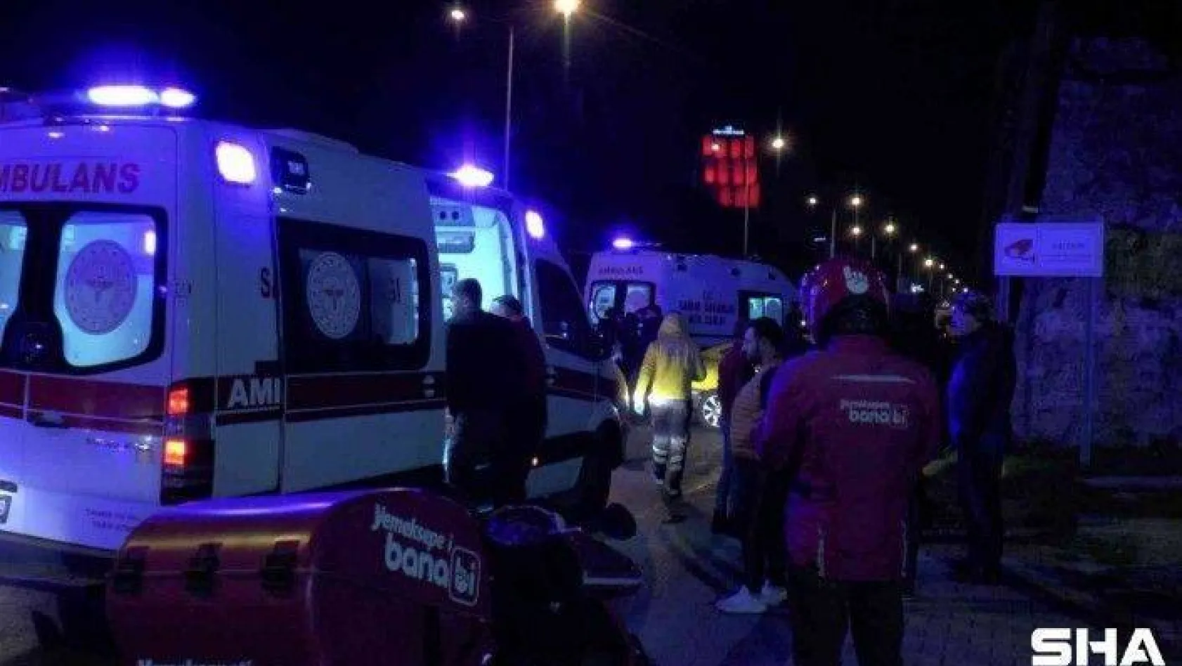 Maltepe'de makas atarak ilerleyen otomobil zincirleme kazaya neden oldu: 3 yaralı