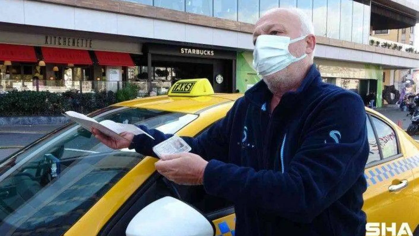 Taksim'de denetimde ceza yiyen taksici: 'Müşteri alsam suç, almasam suç'
