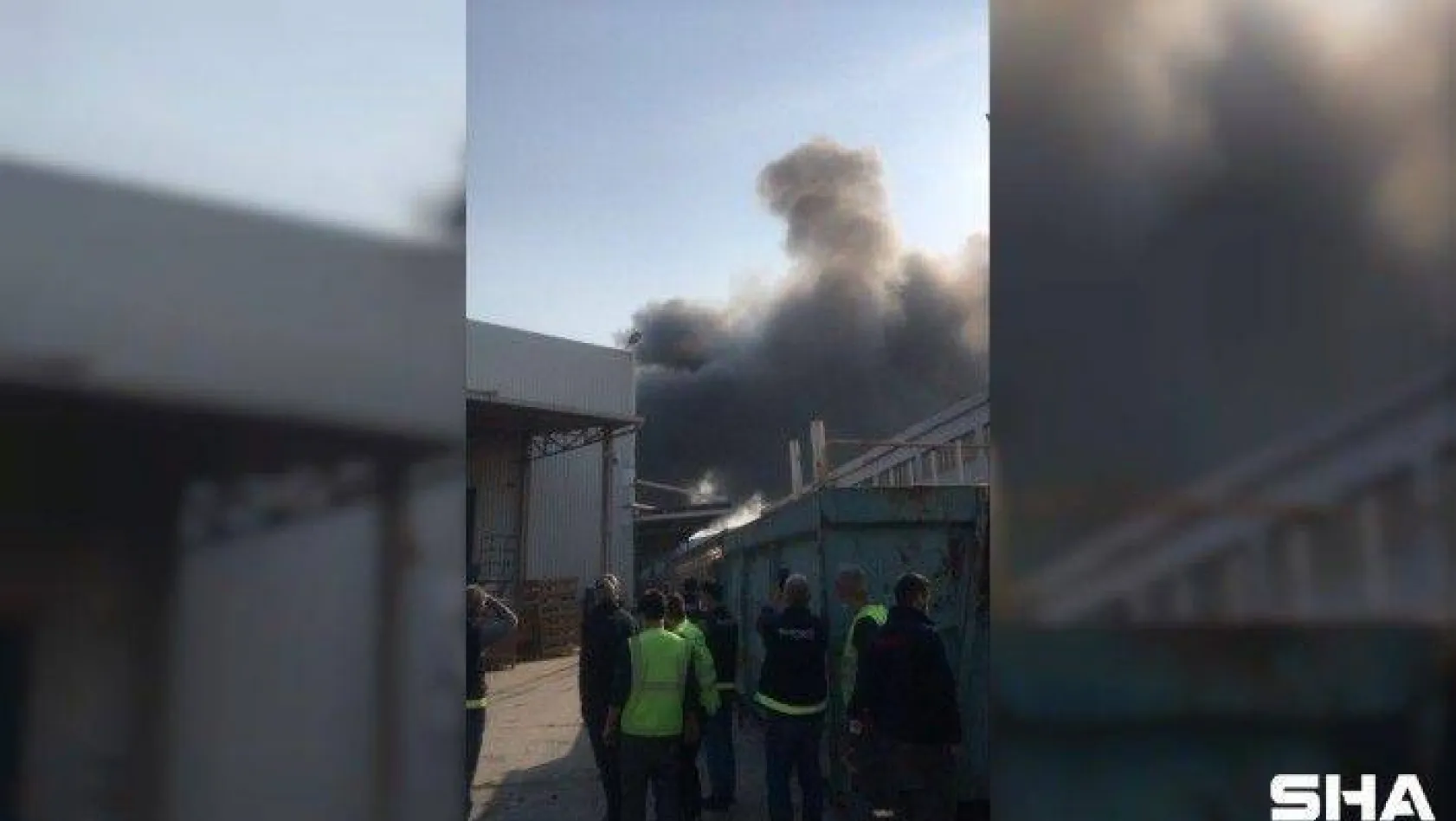 Bursa'da Organize Sanayi Bölgesi'nde fabrika yangını
