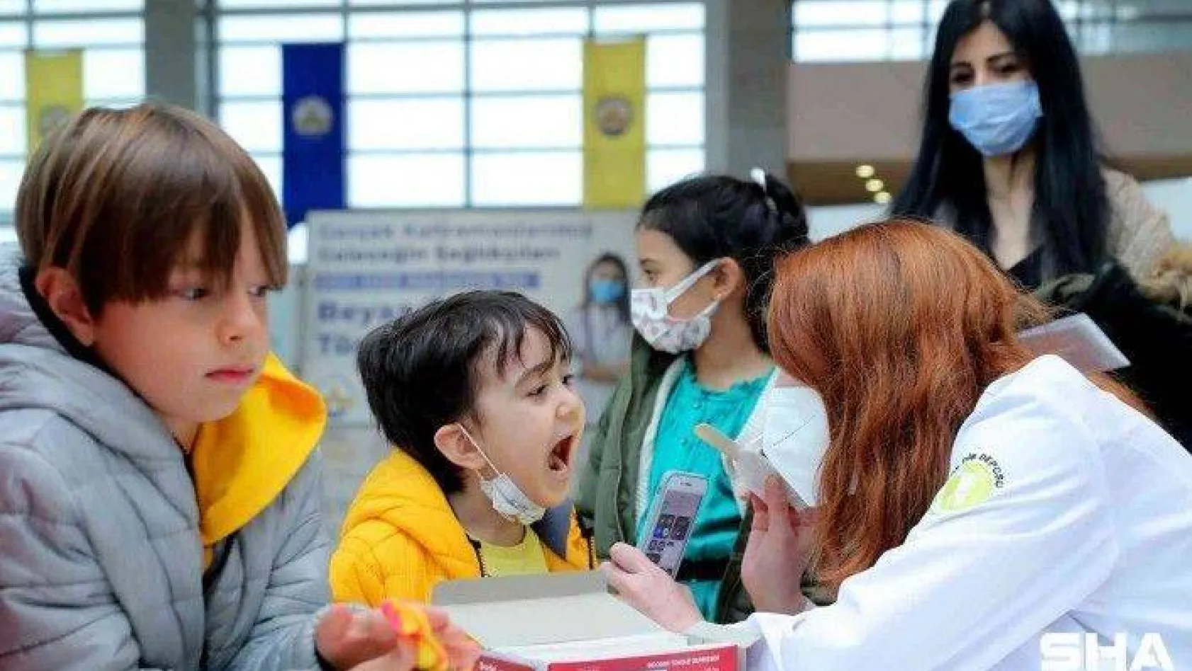 Çocuklara eğlenceli ağız ve diş sağlığı eğitimi