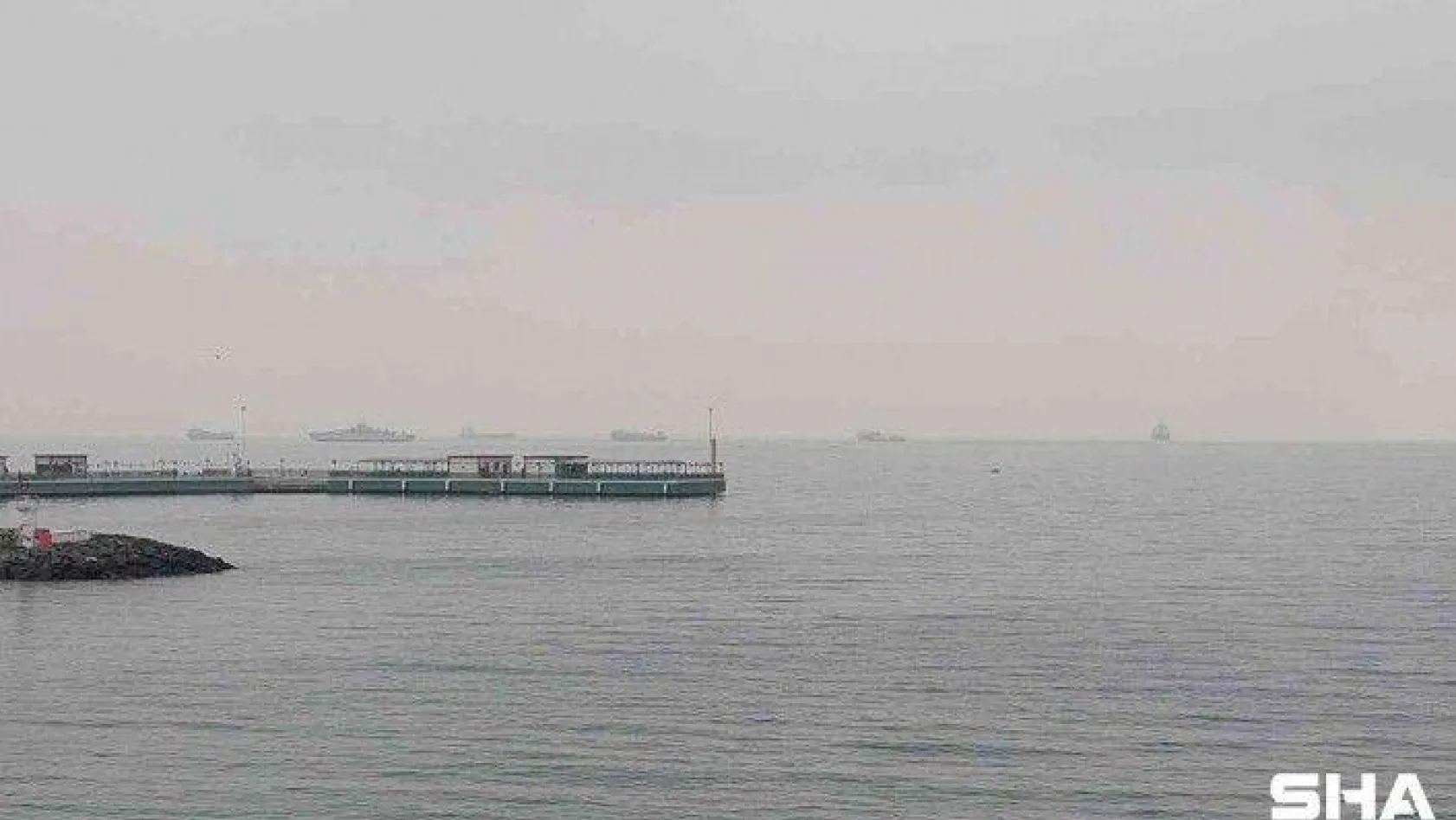 Marmara'daki sis yoğunluğu Tekirdağ kıyılarına hapsetti