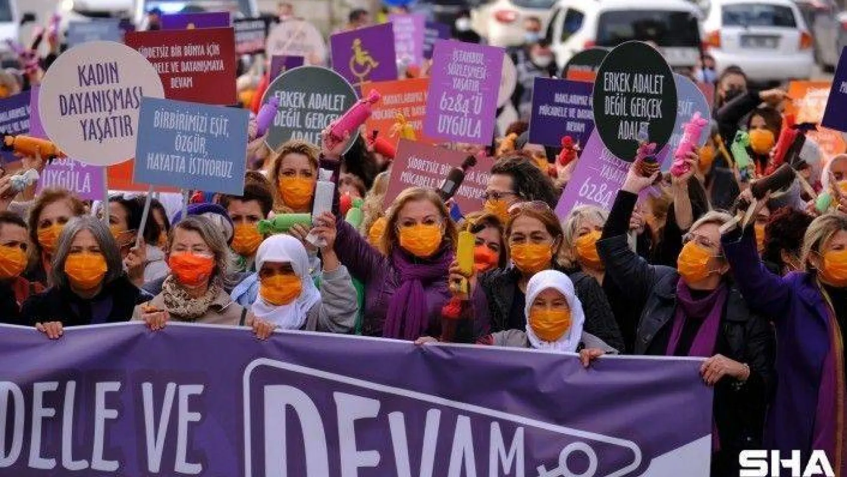 Nilüferli kadınlar şiddete karşı haykırdı