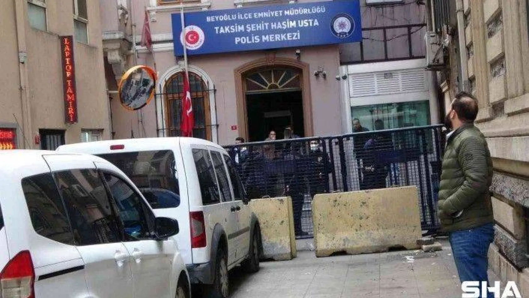 Taksim Şehit Haşim Usta Polis Merkezi'nde yangın paniği