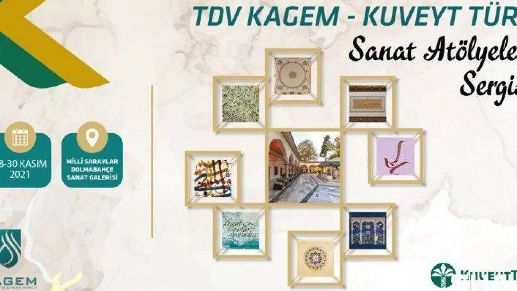 TDV KAGEM - Kuveyt Türk Sanat Atölyeleri Sergisi kapılarını sanatseverlere açtı