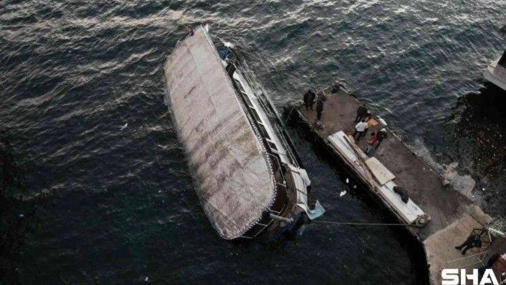 Beykoz'da balıkçı teknesi battı