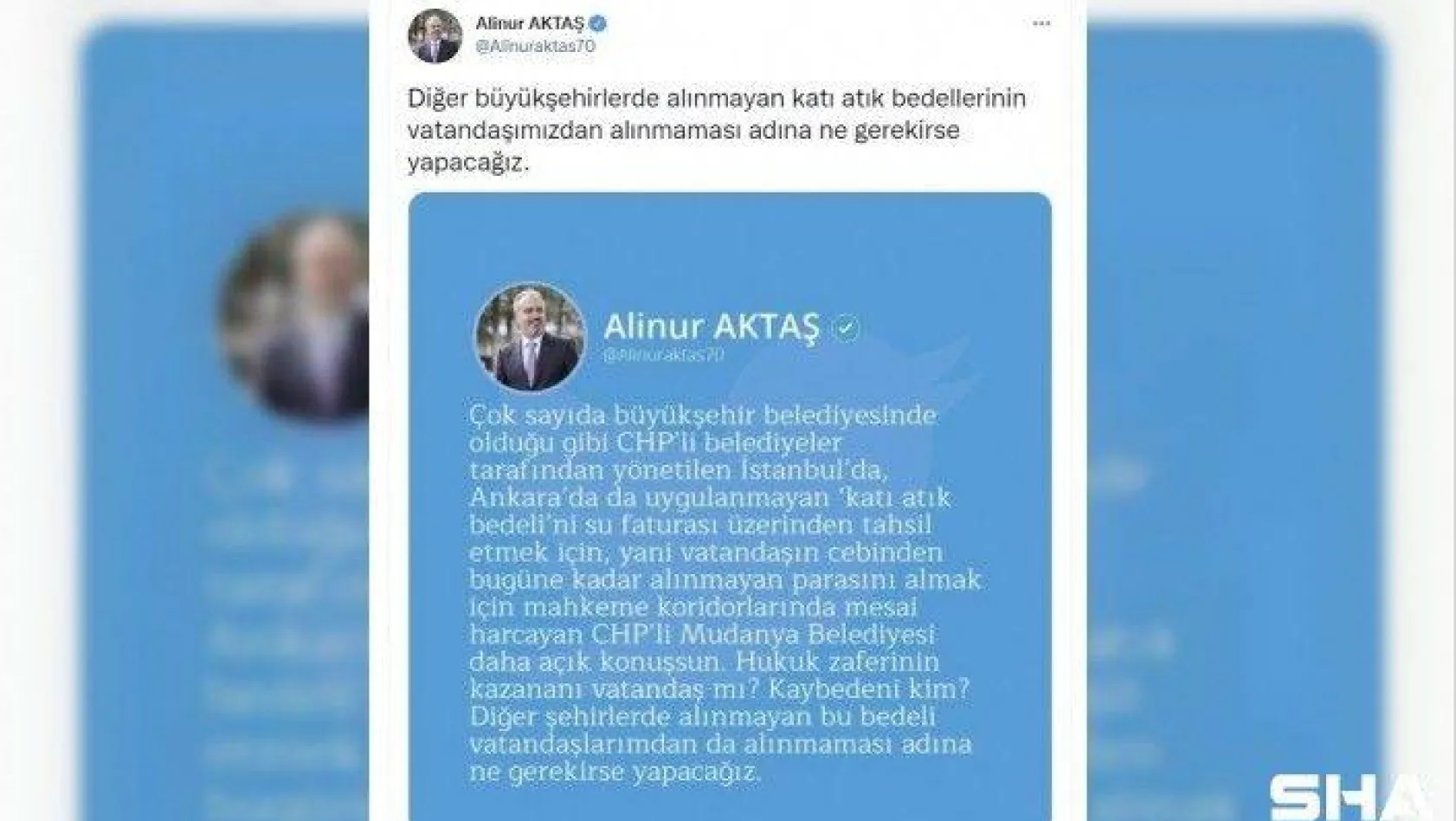 Büyükşehir Belediye Başkanı Aktaş'tan, Mudanya Belediye Başkanına tepki