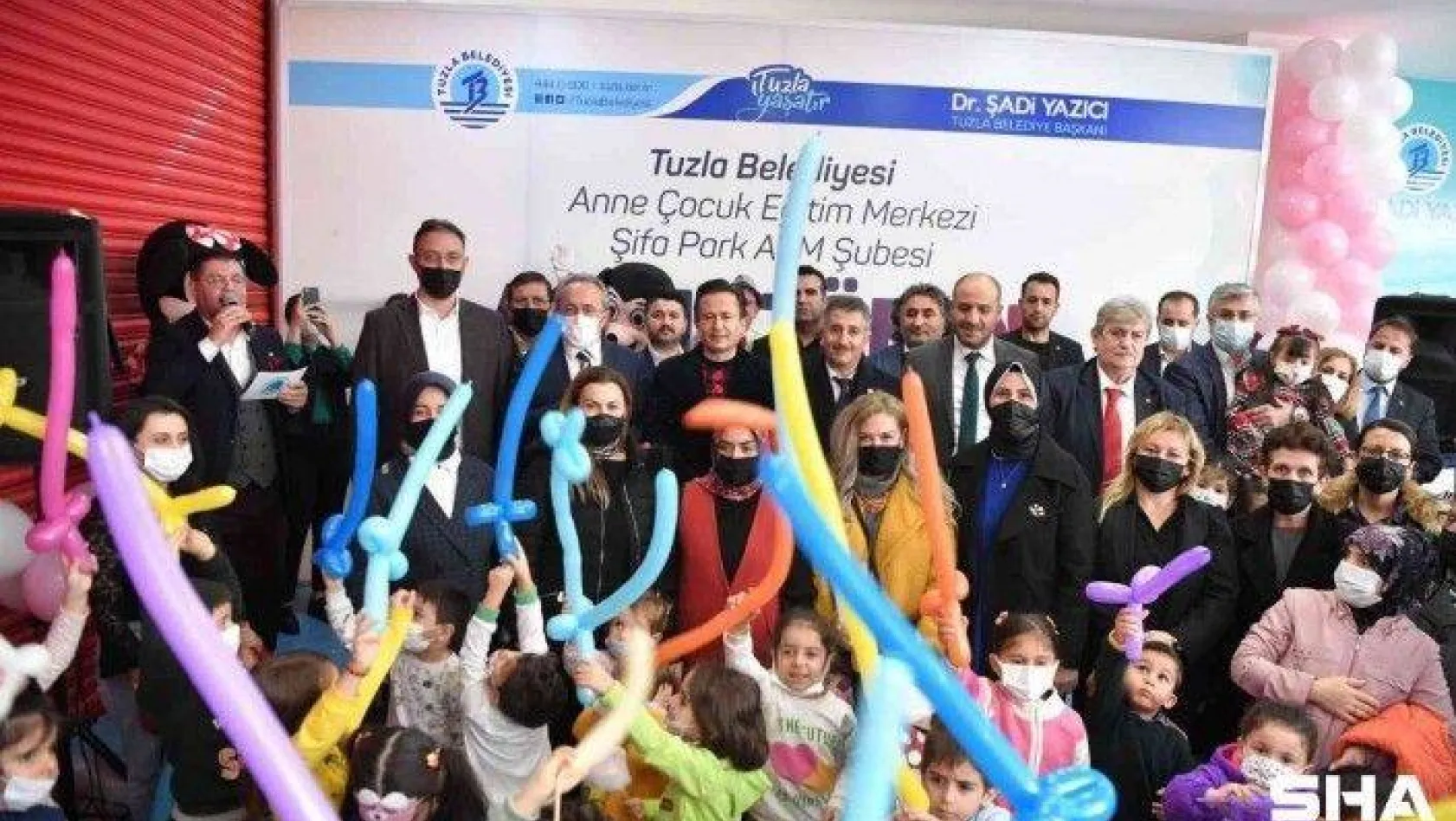 Tuzla Belediyesi Anne-Çocuk Eğitim Merkezi'nin sekizincisi açıldı