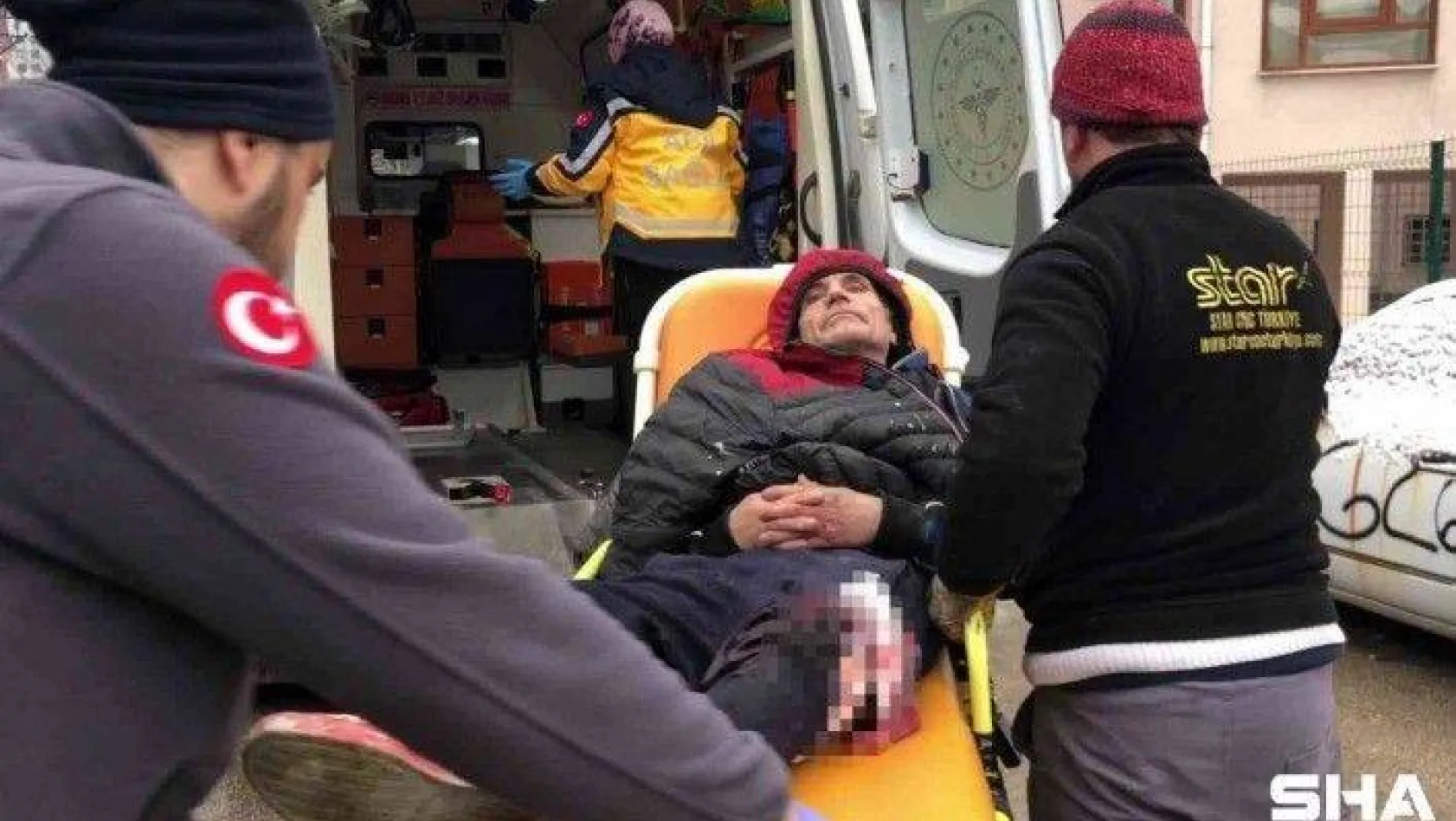 Bursa'da yaşlı adam pompalıyla dizinden vuruldu