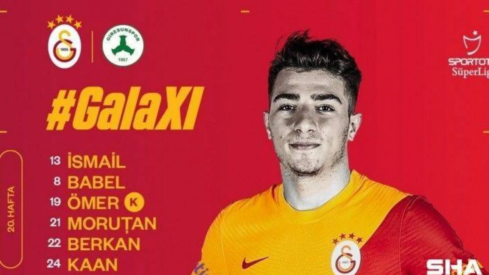 Galatasaray'da 7 değişiklik