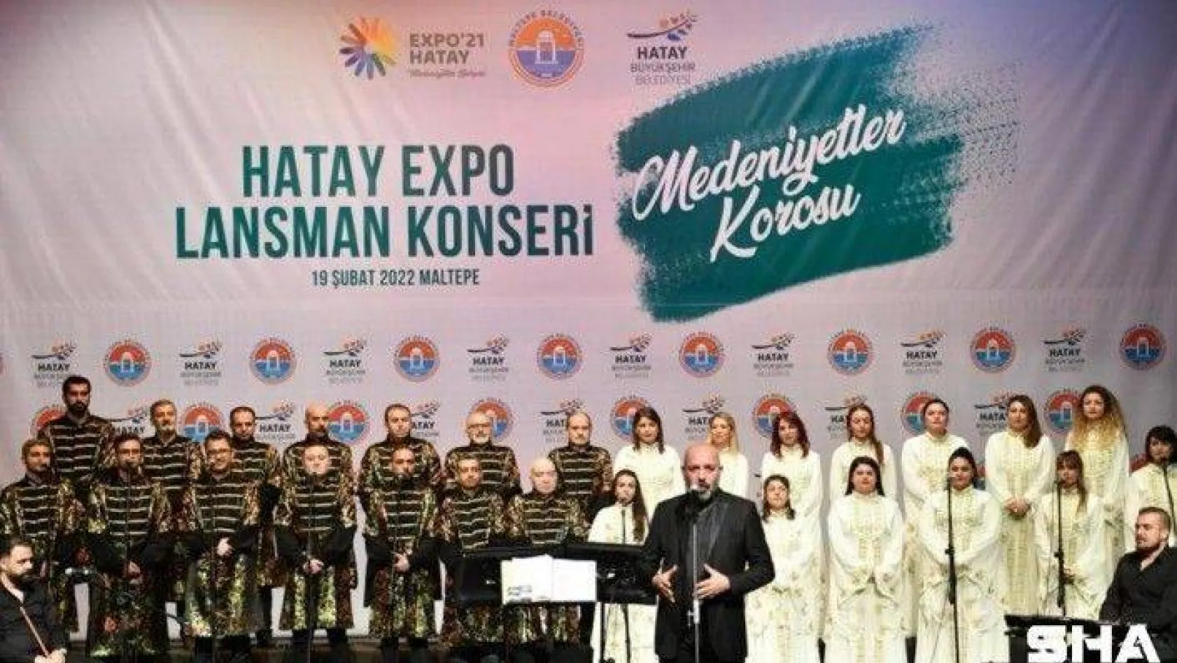 Antakya Medeniyetler Korosu EXPO'21 Hatay için Maltepe'de sahne aldı