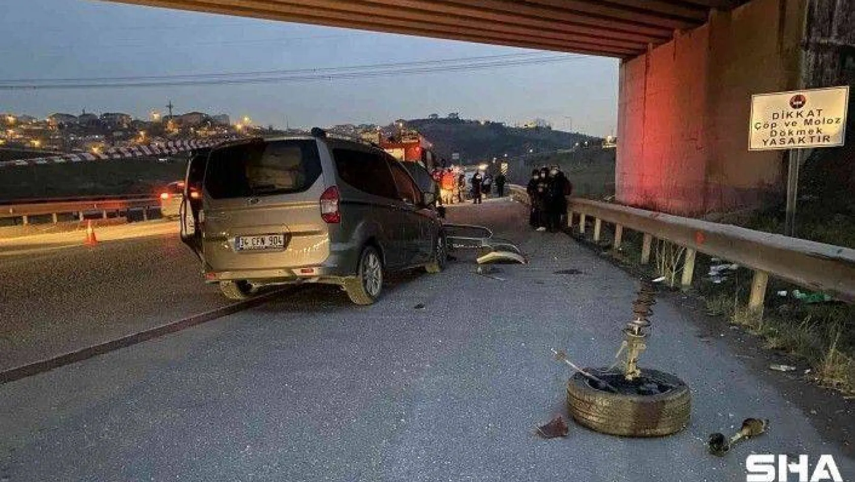 Çekmeköy'de zincirleme trafik kazası: 7 araç birbirine girdi