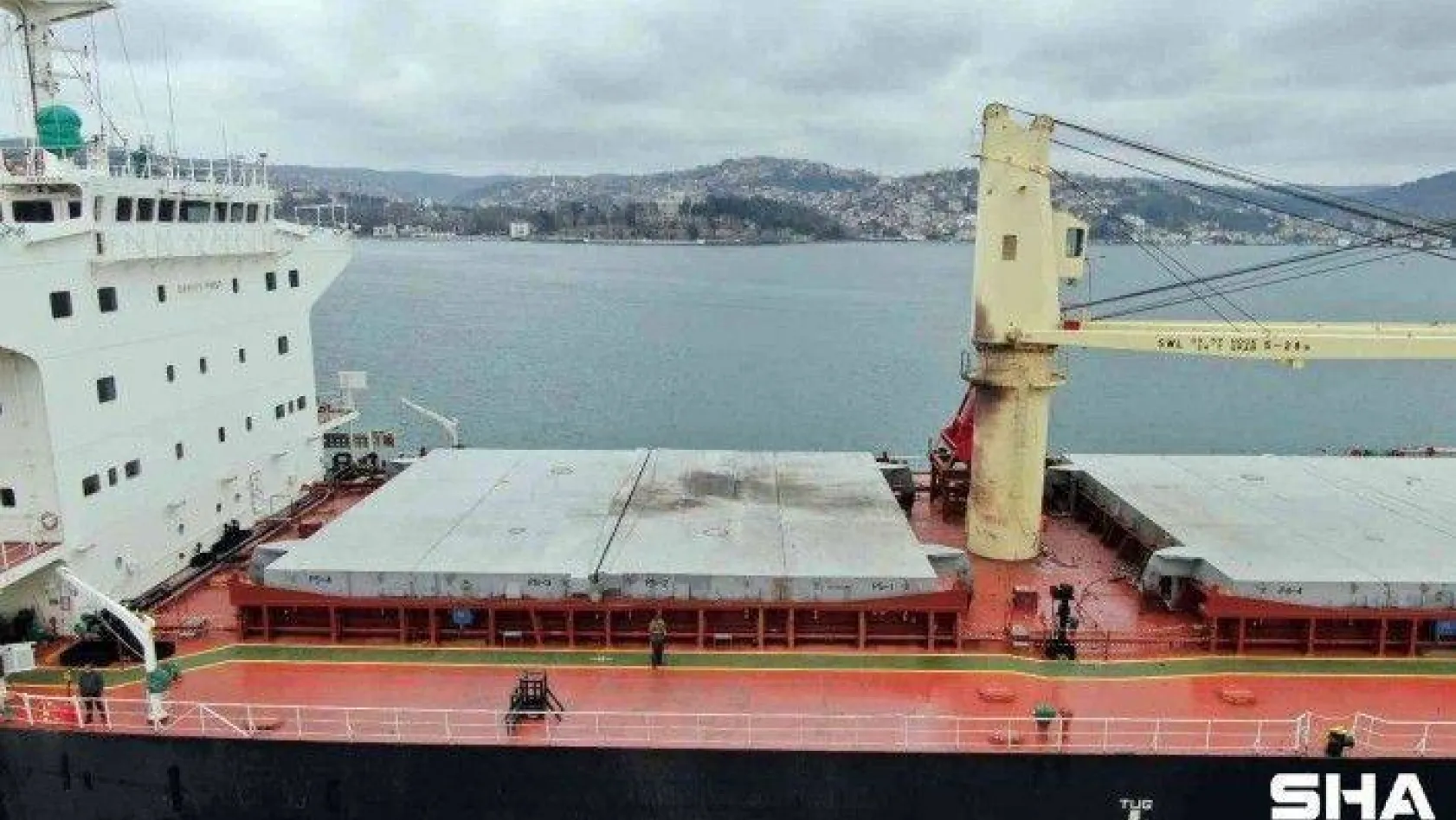 Odesa'da vurulan Türk gemisi İstanbul'a ulaştı