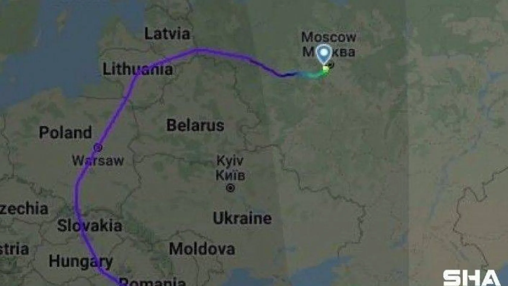 Ukrayna'da hava sahası kapandı, uçaklar Türkiye üzerinden uçmaya başladı