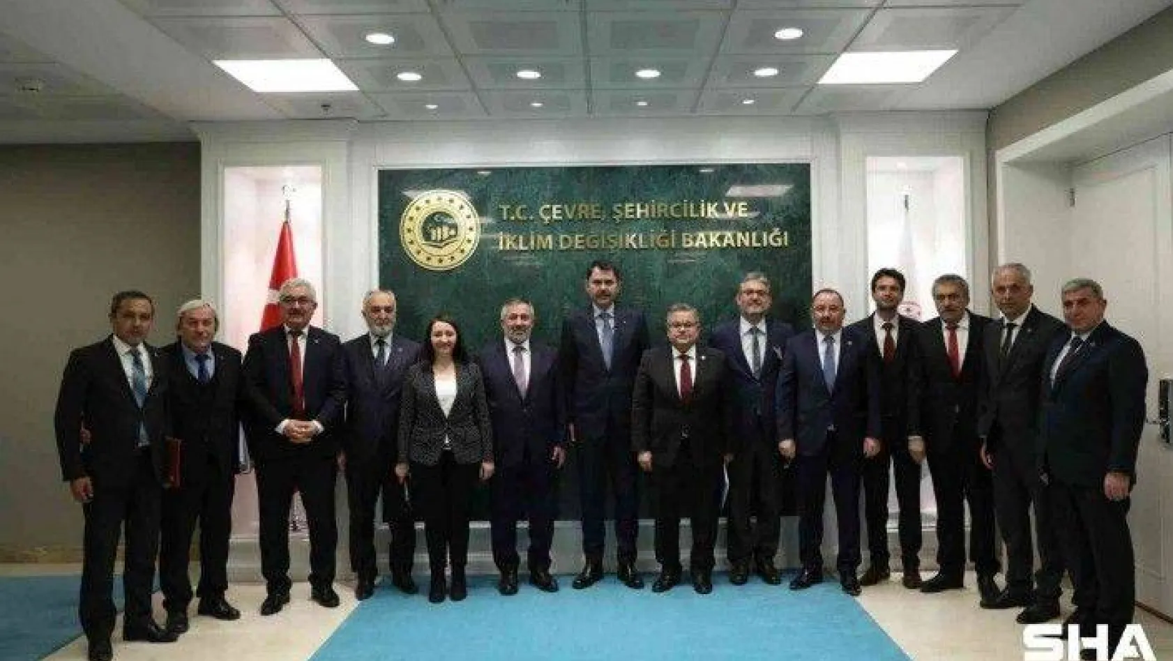 Cumhur İttifakı'ndan Çevre, Şehircilik ve İklim Değişikliği Bakanı Murat Kurum'a ziyaret