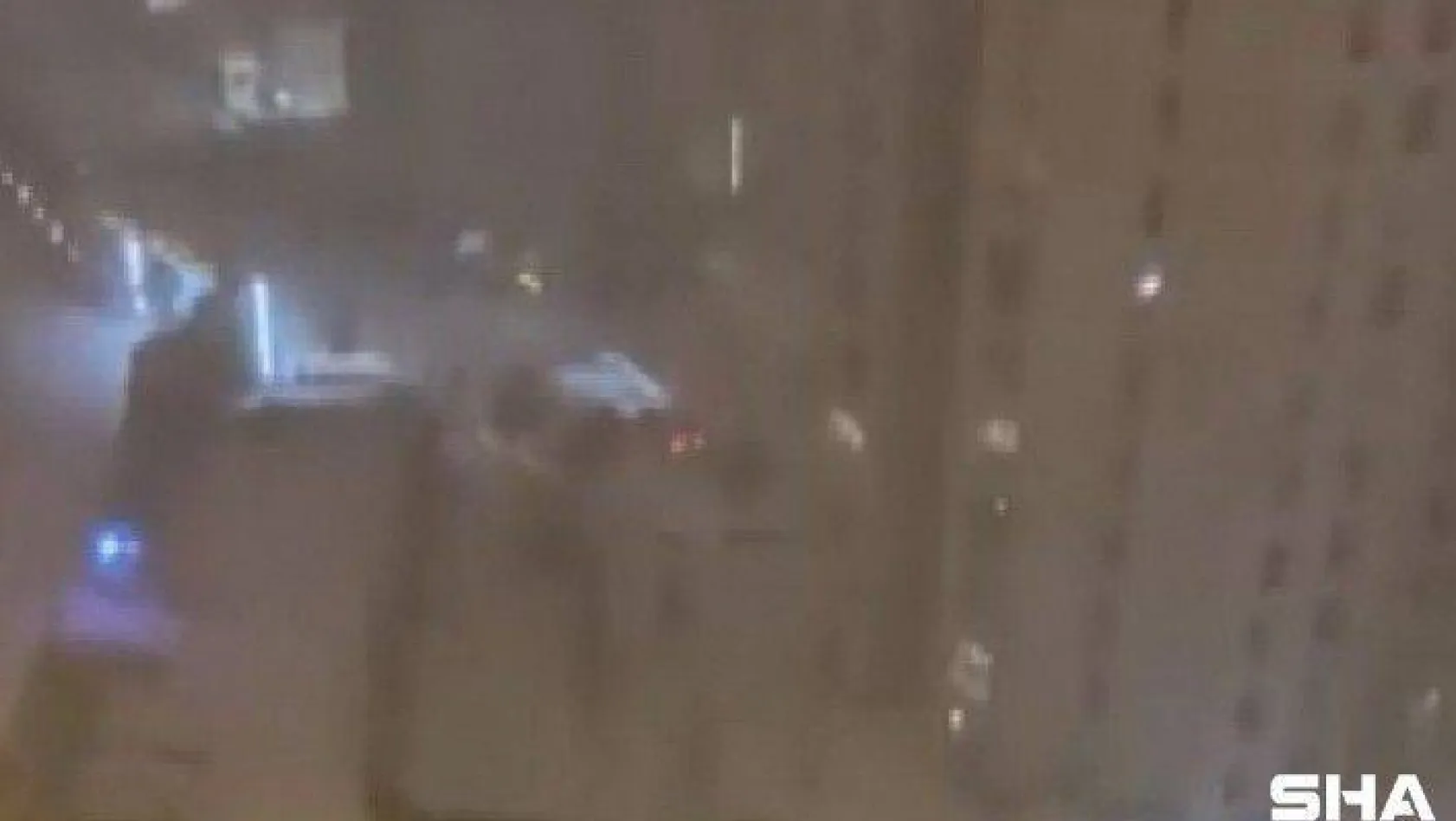 İstanbul'u Aybar vurdu: Araçlar kaza yaptı
