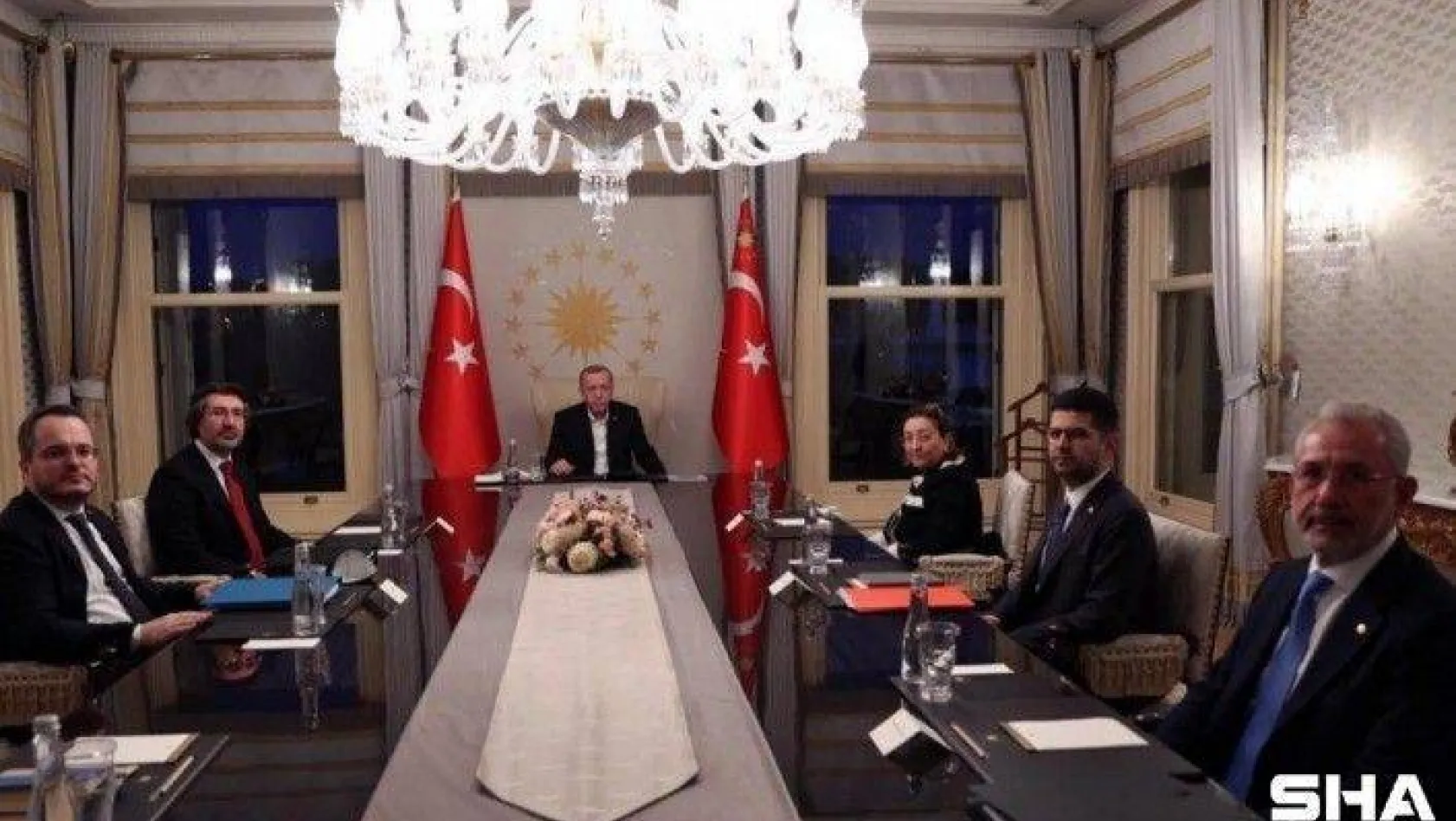 Türkiye Varlık Fonu A.Ş. Yönetim Kurulu, Cumhurbaşkanı Erdoğan'ın başkanlığında Vahdettin Köşkü'nde toplandı