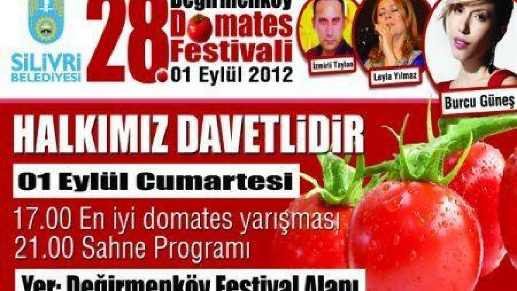 28. Değirmenköy Domates Festivali 1 Eylül'de