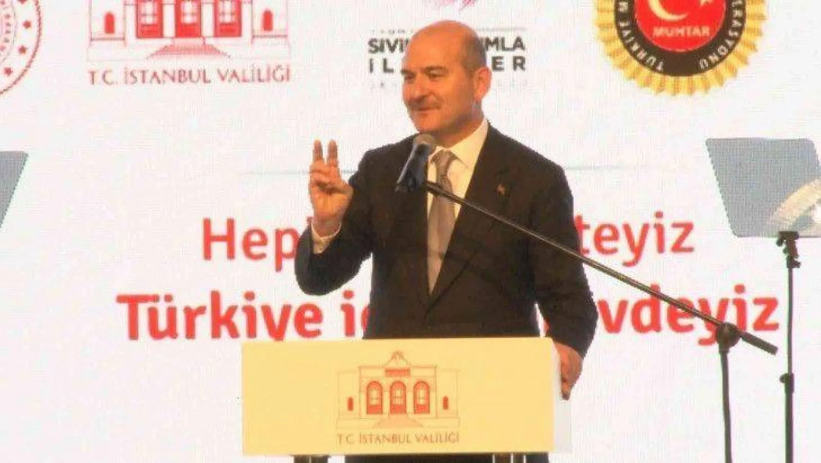 Bakanı Süleyman Soylu: 'Siz bu ülkenin tek dereceden oyla seçilen yöneticilerisiniz, size güveniyoruz'