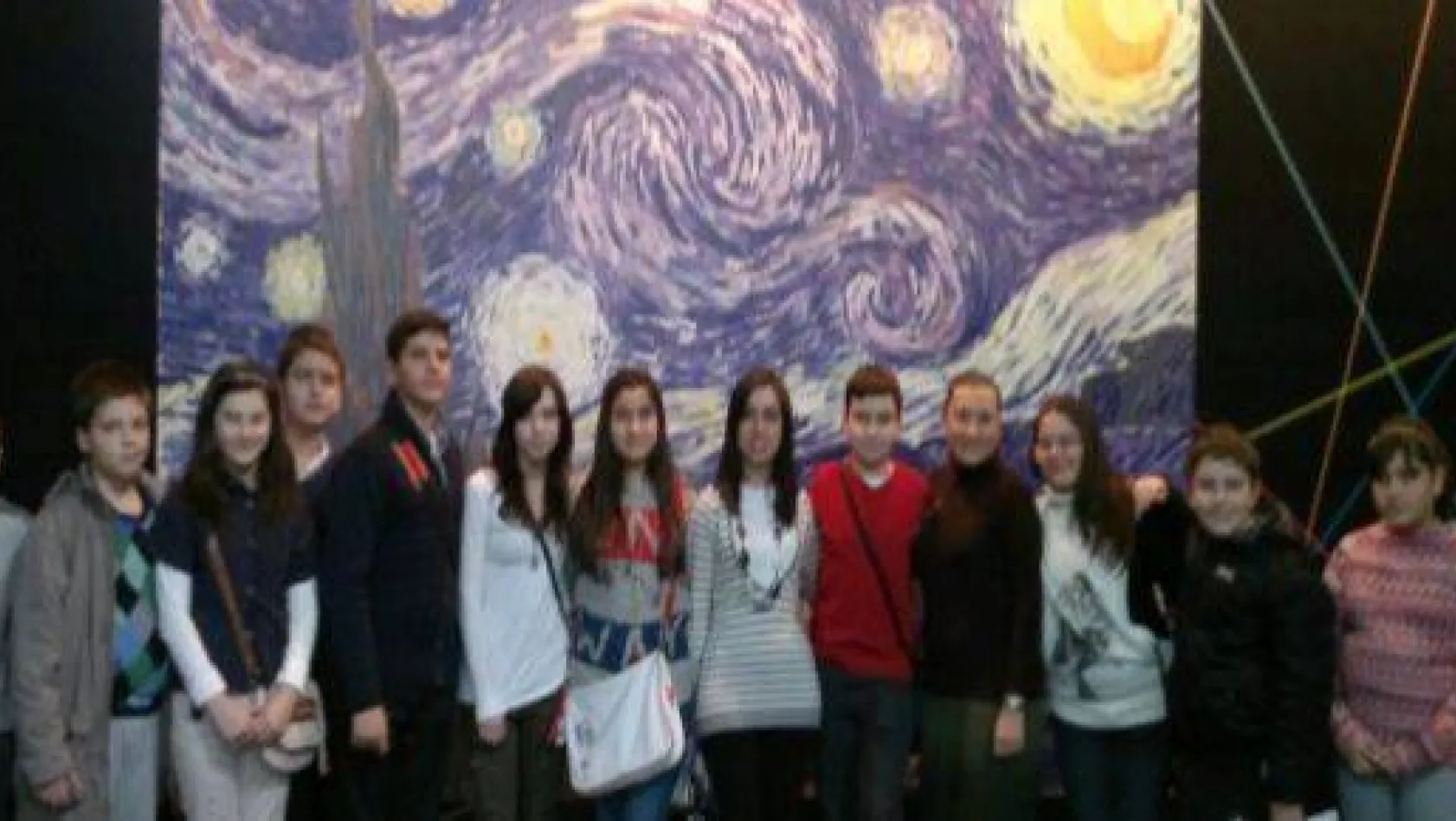 Balkan Koleji Van Gogh sergisinde