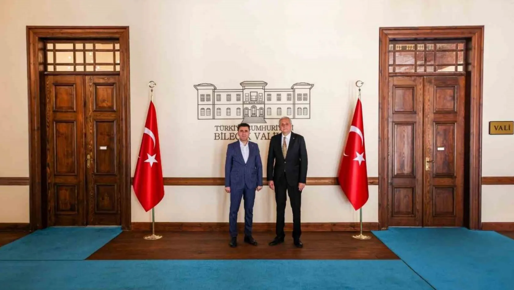 Başkan Bakkalcıoğlu'ndan Vali Aygöl ve Kaymakam Öztürk'e ziyaret
