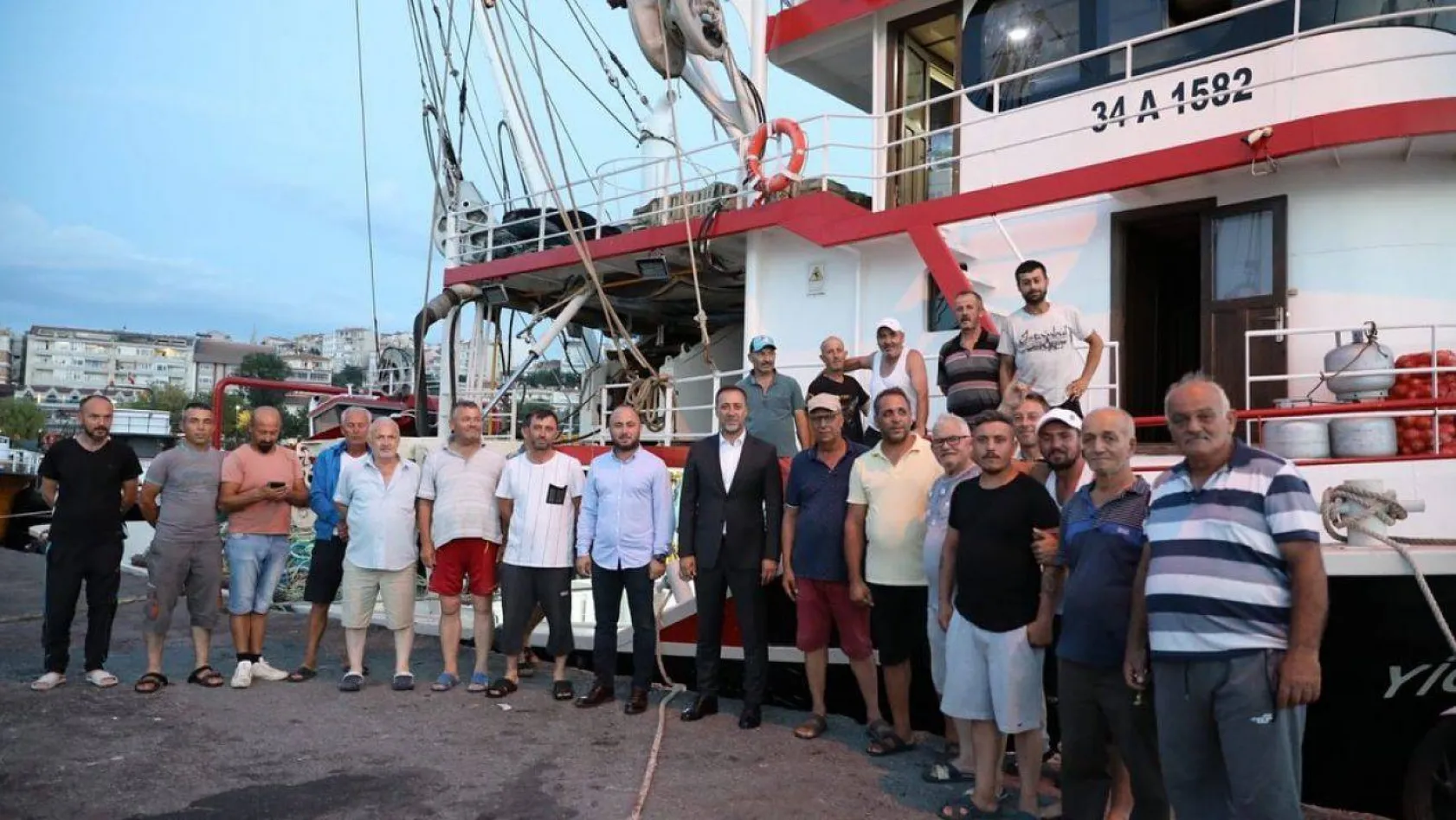 Başkan Yılmaz balıkçılarla 'Vira Bismillah' dedi
