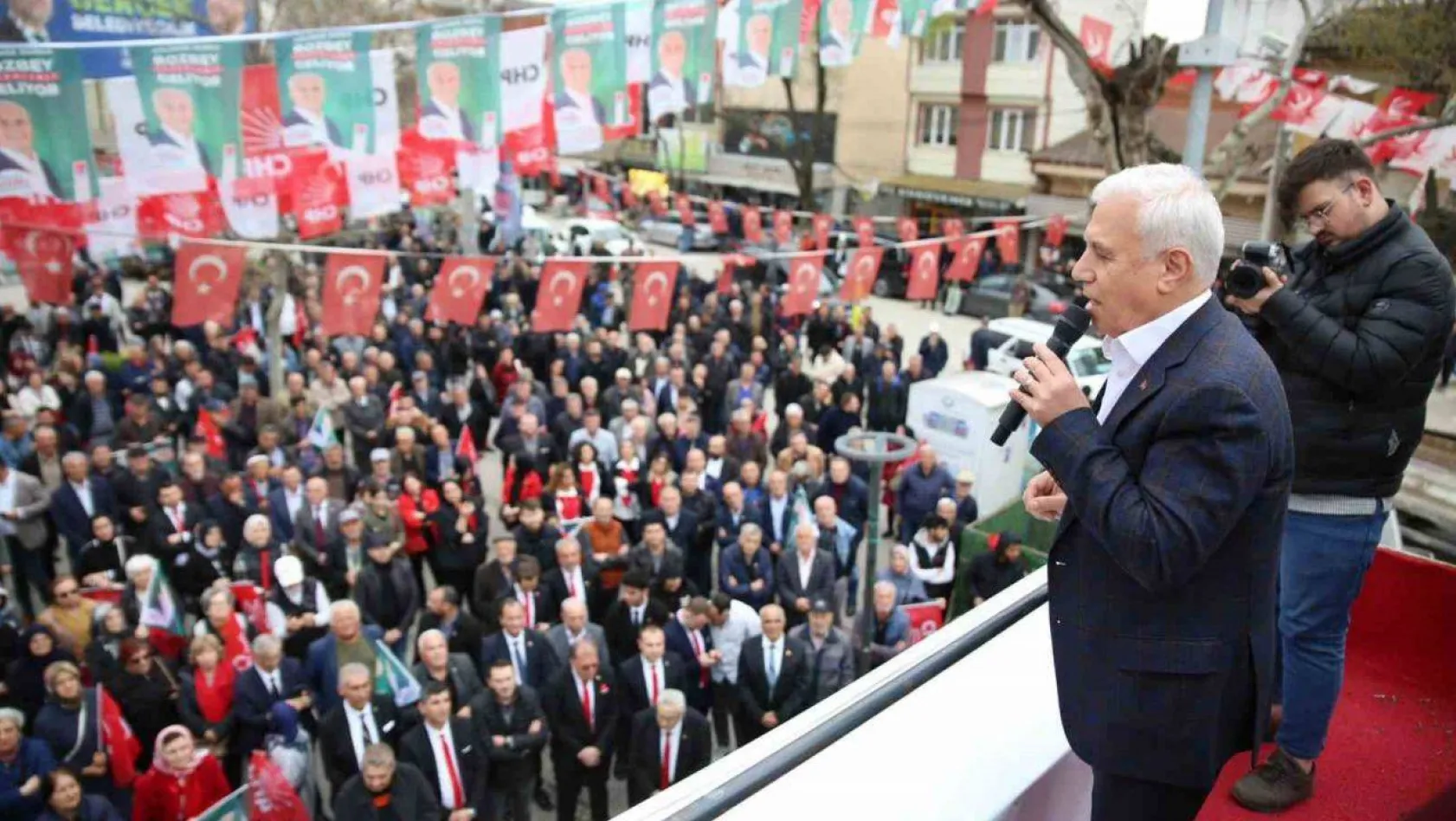 Bozbey'in Yenişehir Halk Buluşması mitinge dönüştü