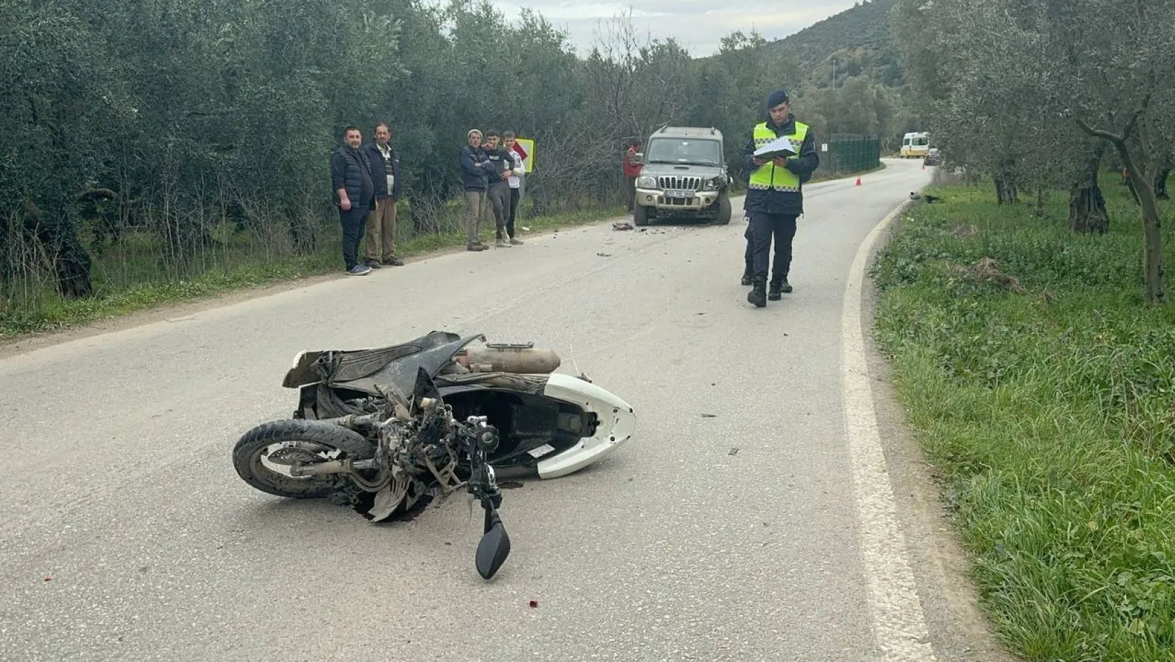 Bursa'da motosiklet cipe çarptı: 1 ölü