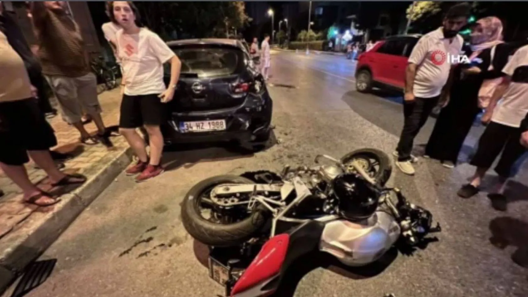 Büyükçekmece'de motosiklet kazası: 1 ölü
