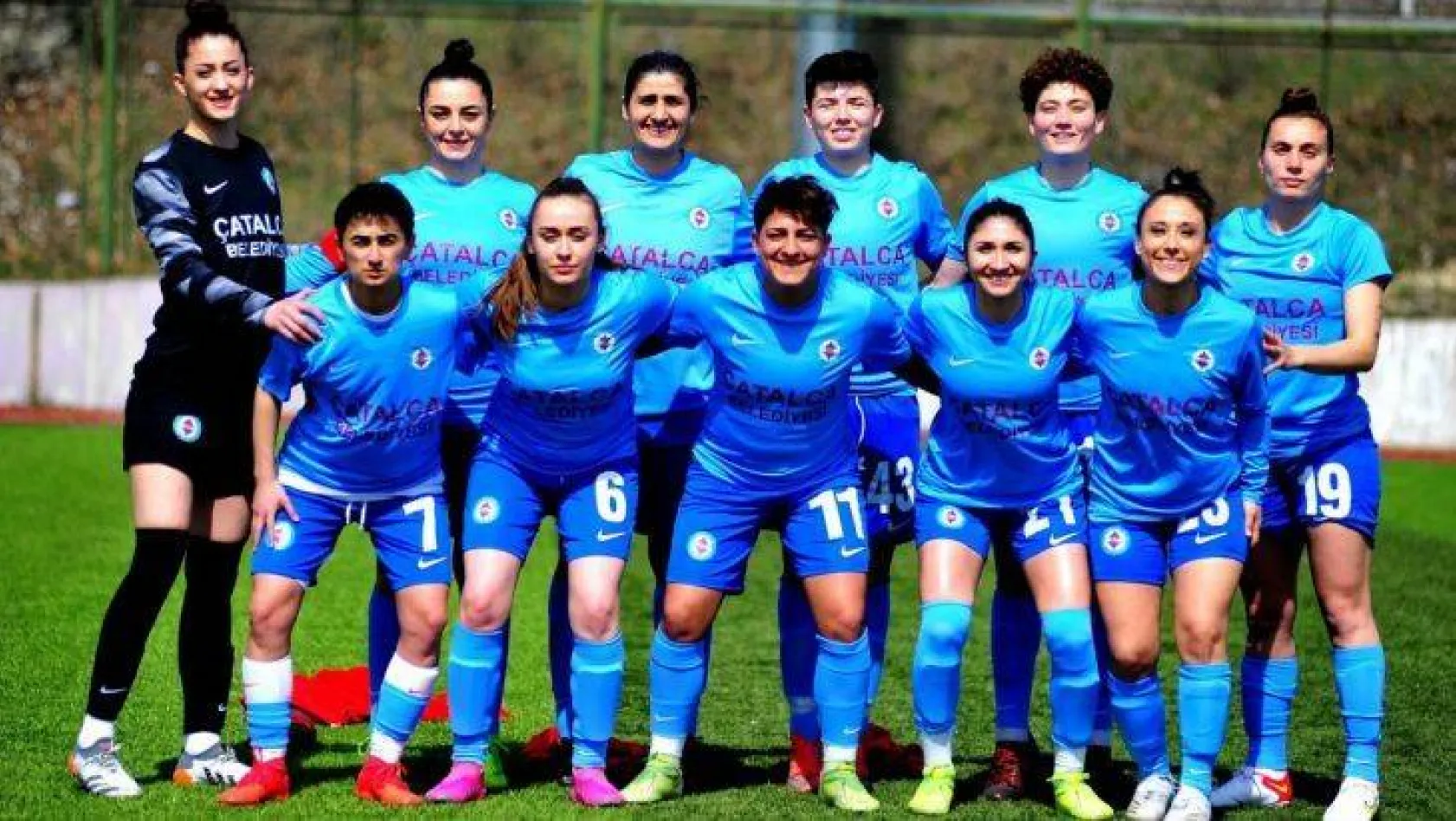 Çatalca'nın Kızları, Kayseri'de Yol'unu buldu: 7-0