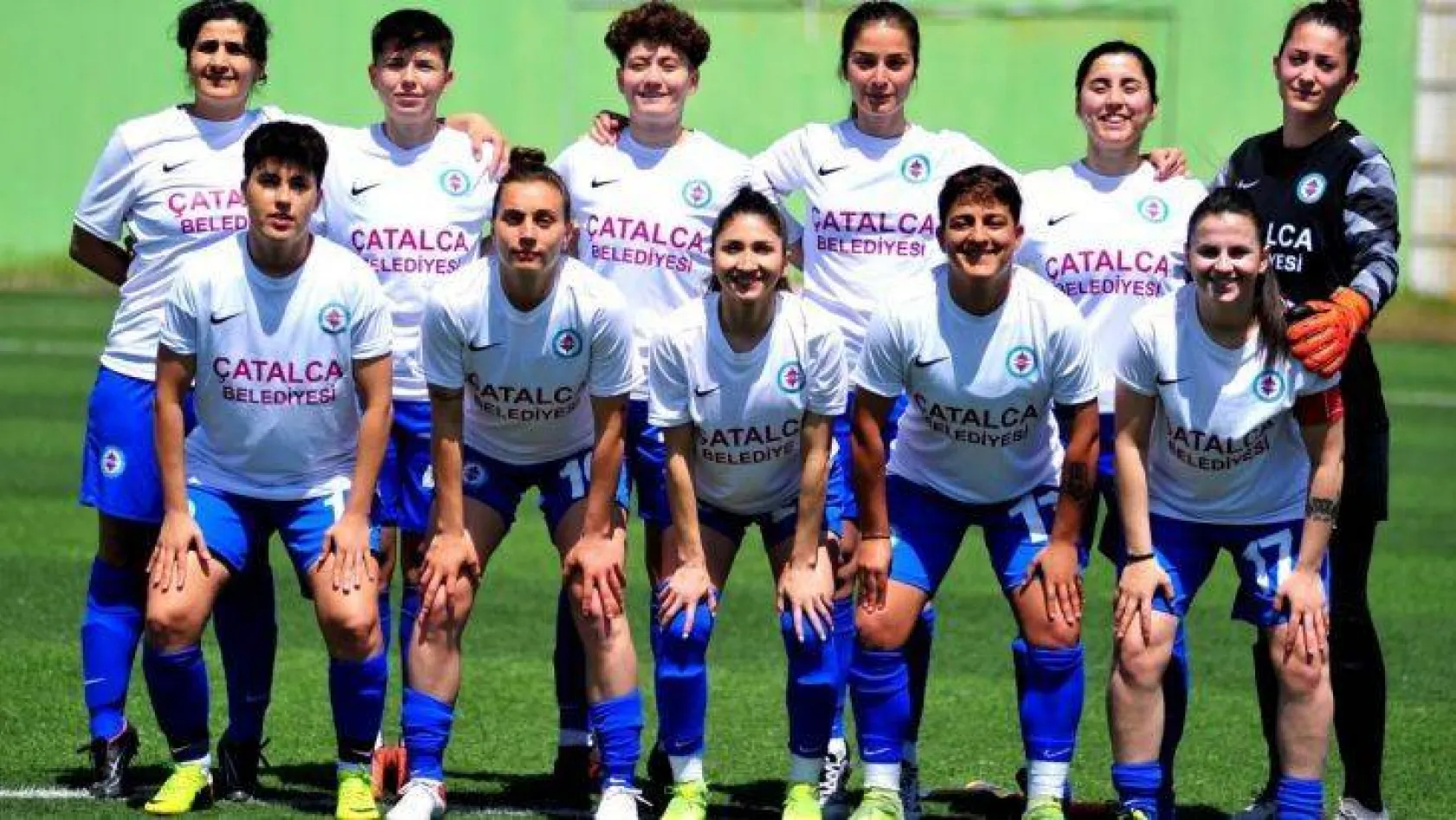 Çatalca'nın Kızlarından gol şov 16-0