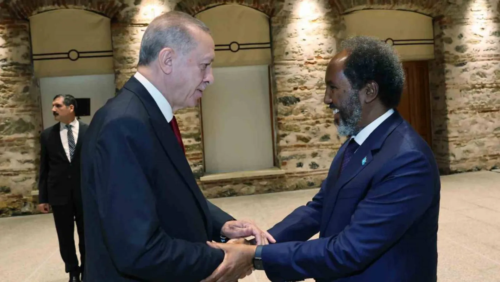 Cumhurbaşkanı Erdoğan, Somali Cumhurbaşkanı ile Gazze'yi konuştu