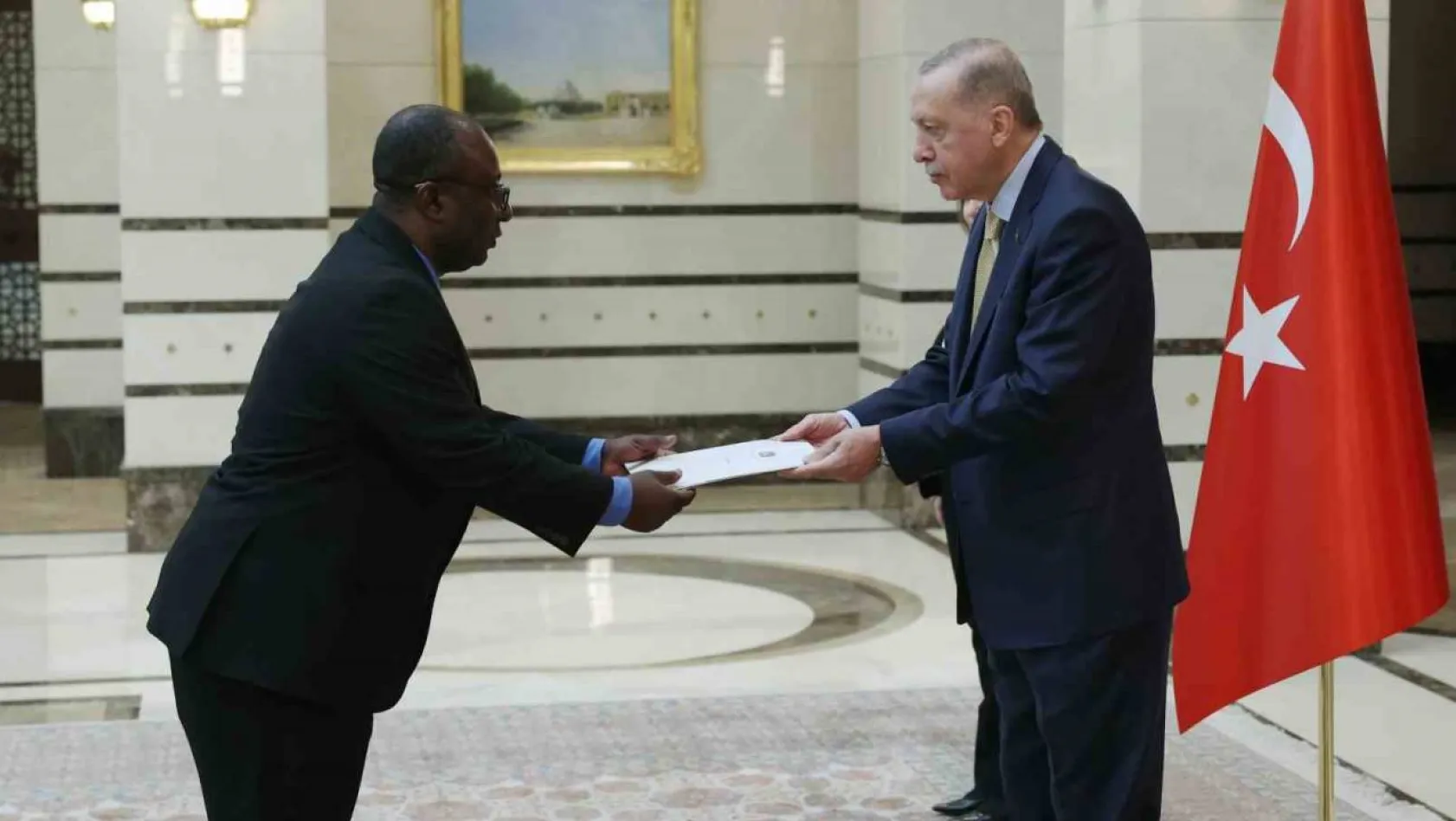 Cumhurbaşkanı Erdoğan, Tanzanya Büyükelçisi Bakari'yi kabul etti