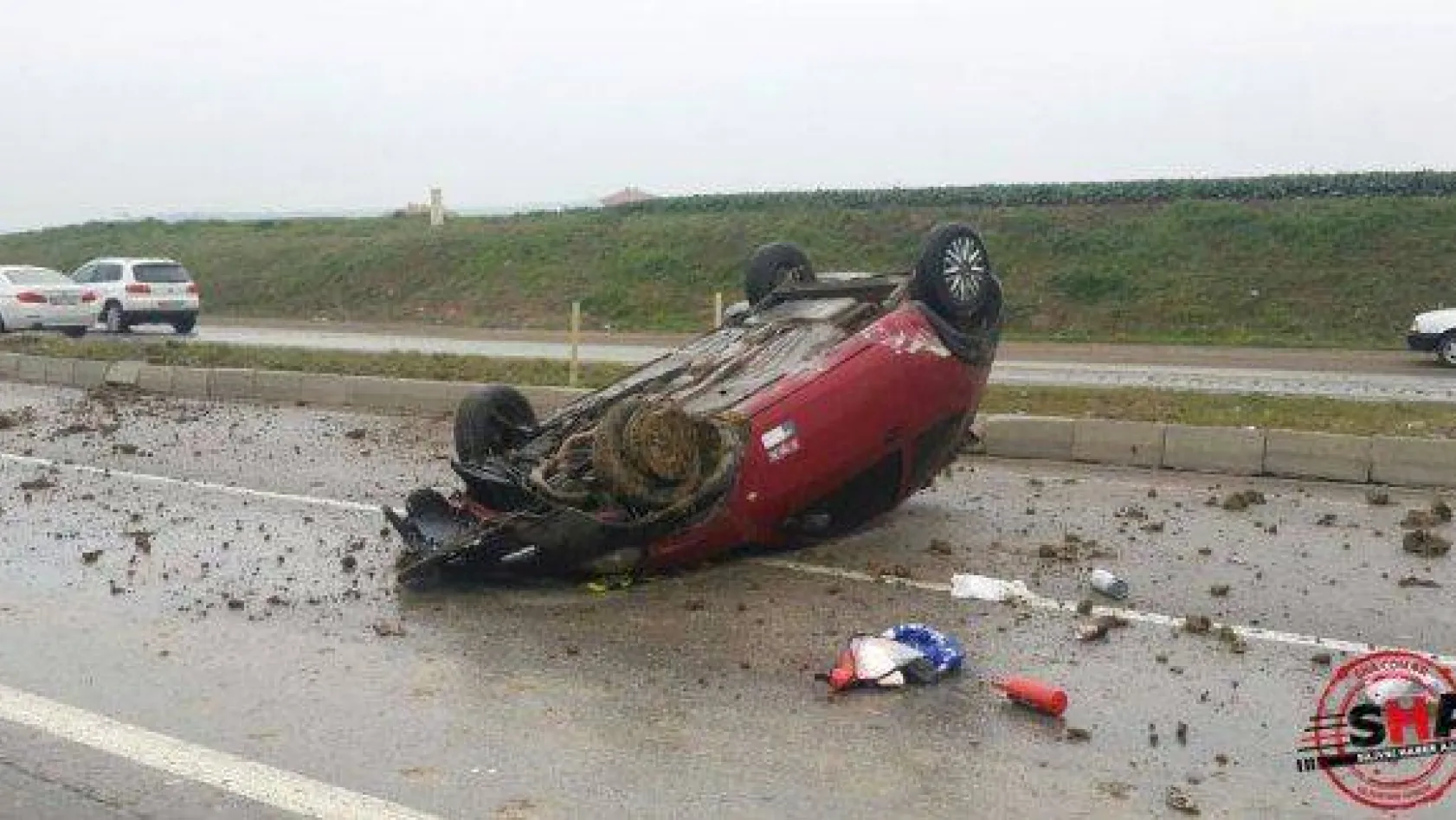 Değirmenköy'de kaza 2 yaralı