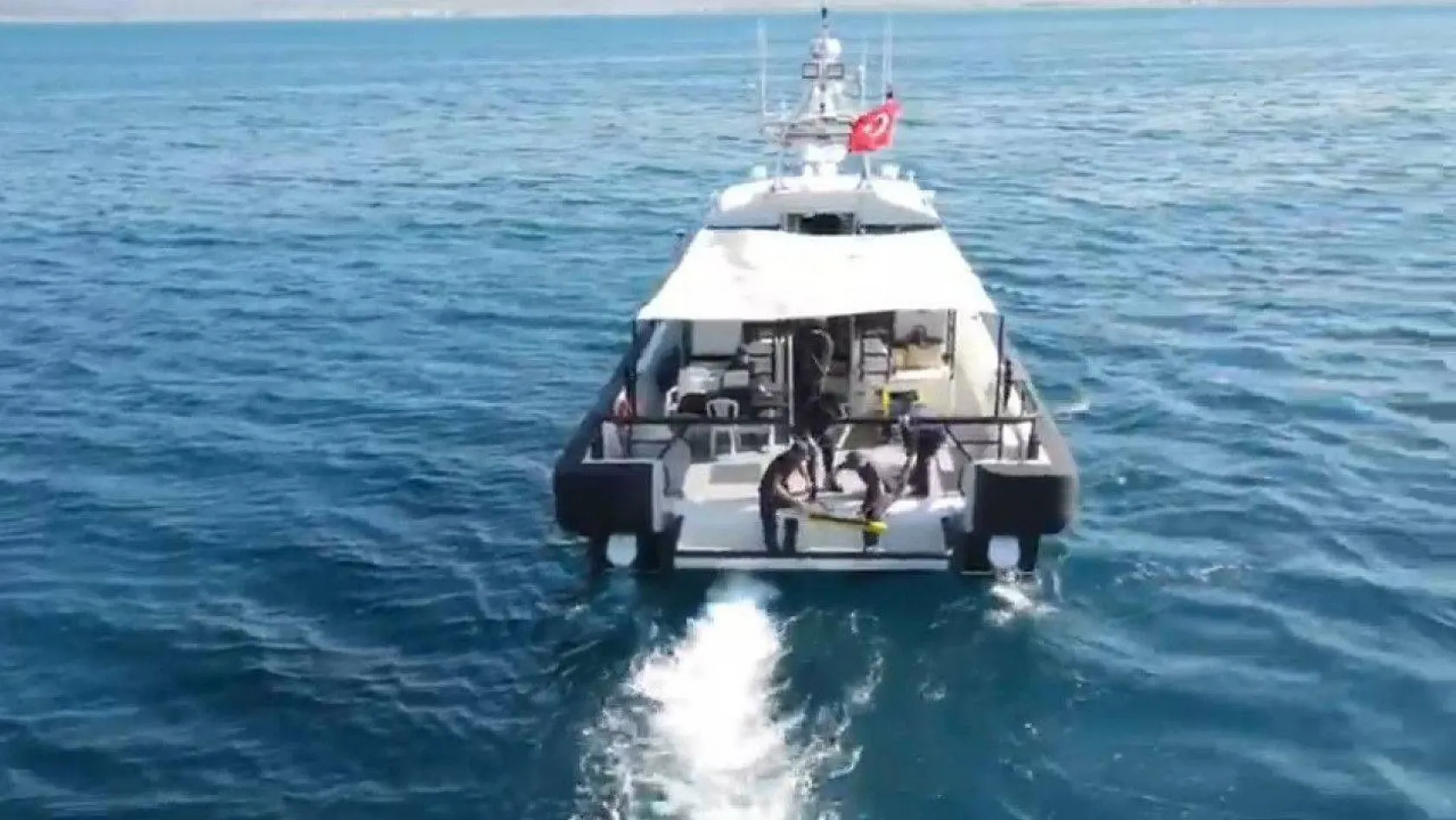 Denizdeki kayıp 2 kişiyi bulmak için ROV taraması yapıldı