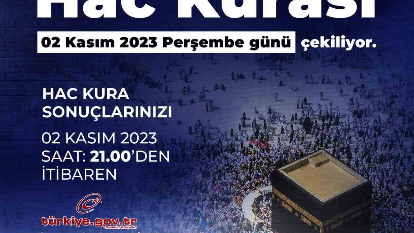 Diyanet İşleri Başkanı Erbaş: '2024 Hac kurasını 2 Kasım'da Diyanet İşleri Başkanlığınca gerçekleştireceğiz'