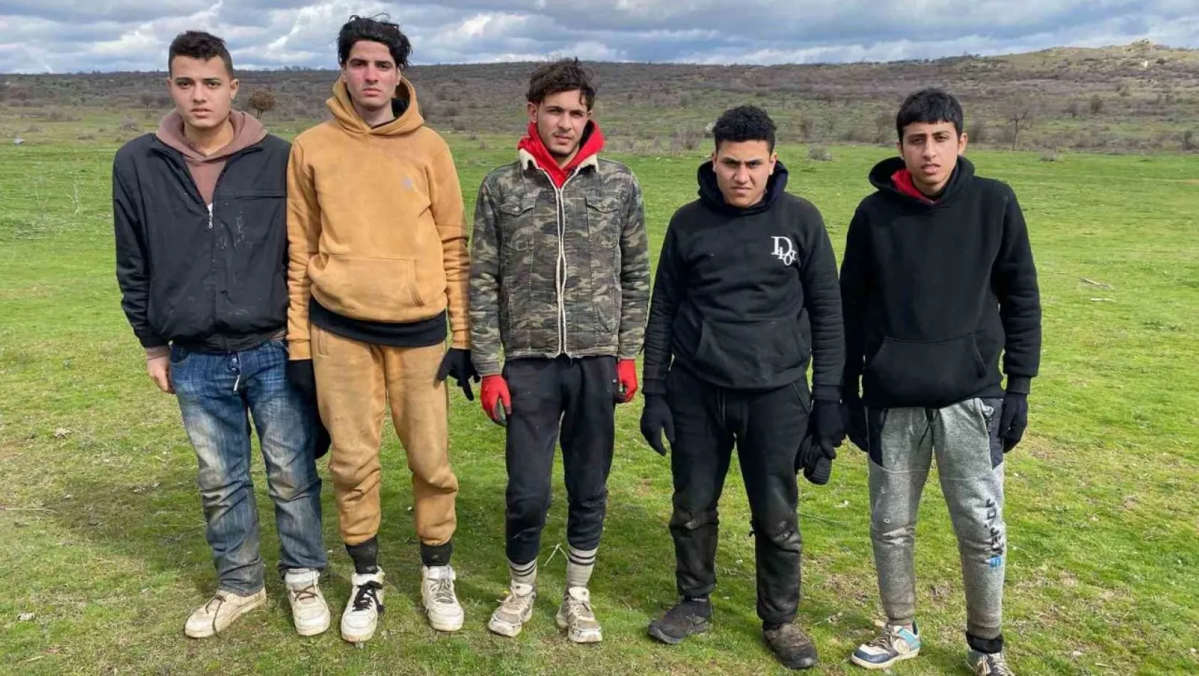 Edirne'de Bulgaristan'a kaçamaya çalışan 5 Mısırlı kaçak göçmen yakalandı