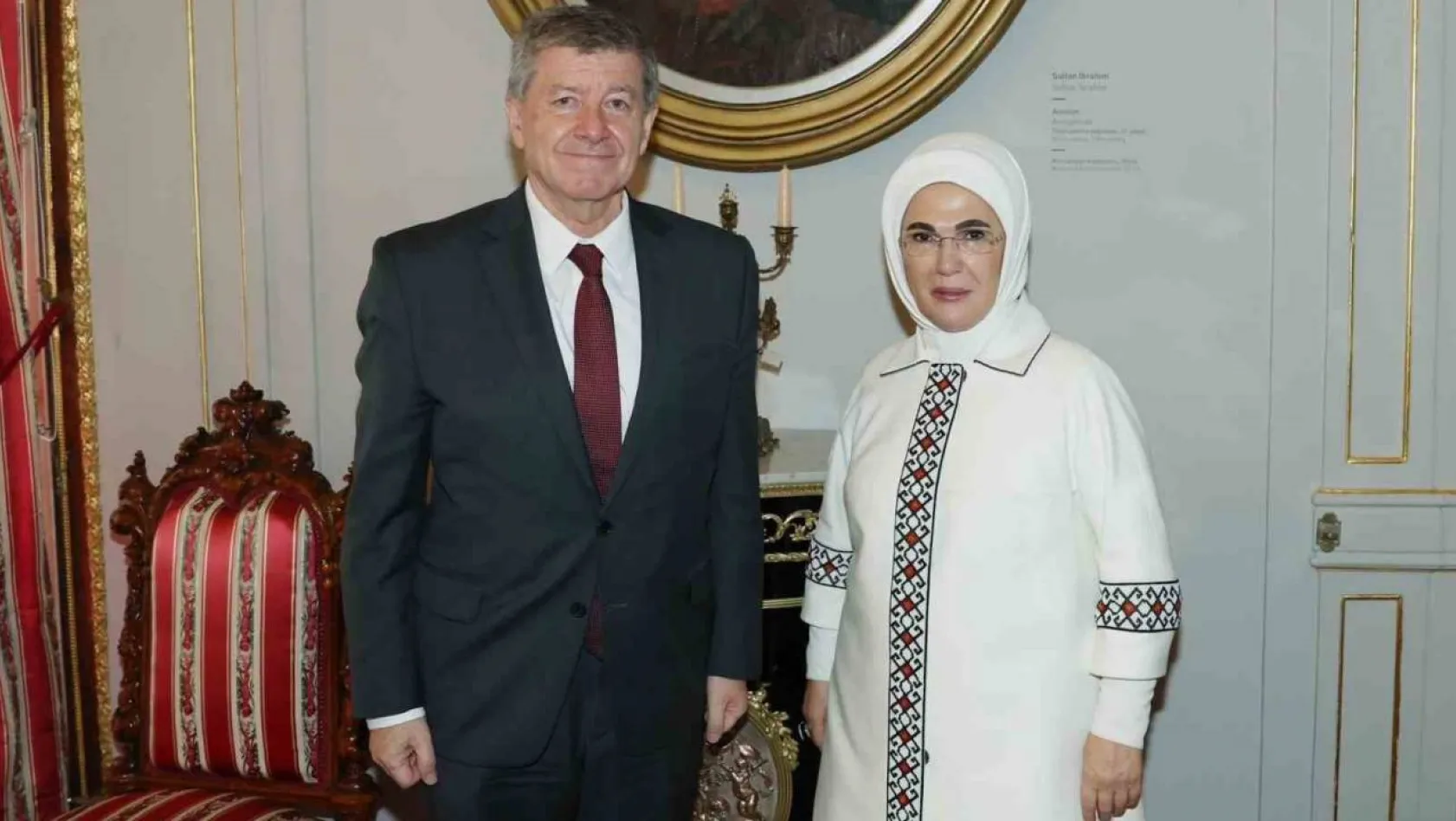 Emine Erdoğan, BM Politikadan Sorumlu Genel Sekreter Yardımcısı Ryder'ı kabul etti